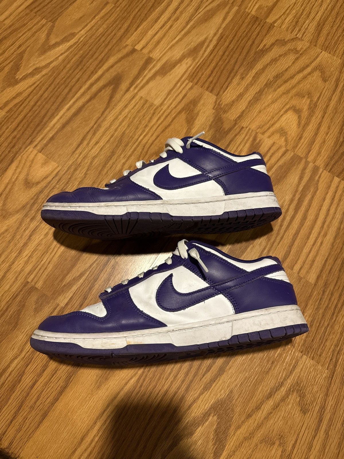 Nike Court purples dunks Size US 11.5 / EU 44-45 - 5 Thumbnail