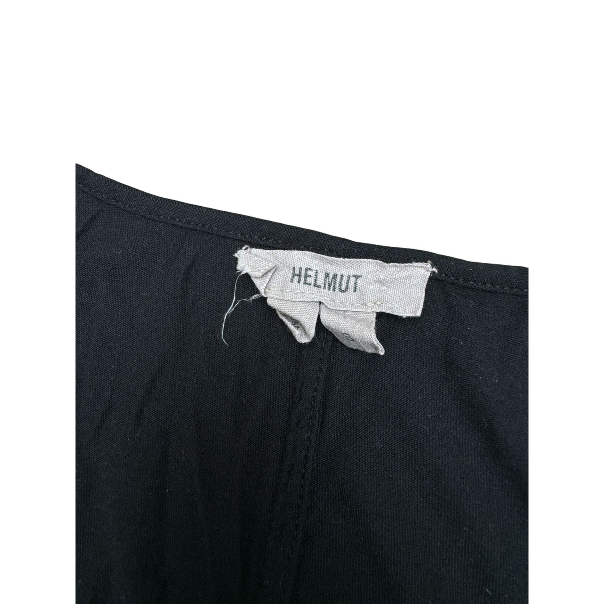 Helmut Lang Black Long-Sleeve Top Size S / US 4 / IT 40 - 6 Thumbnail