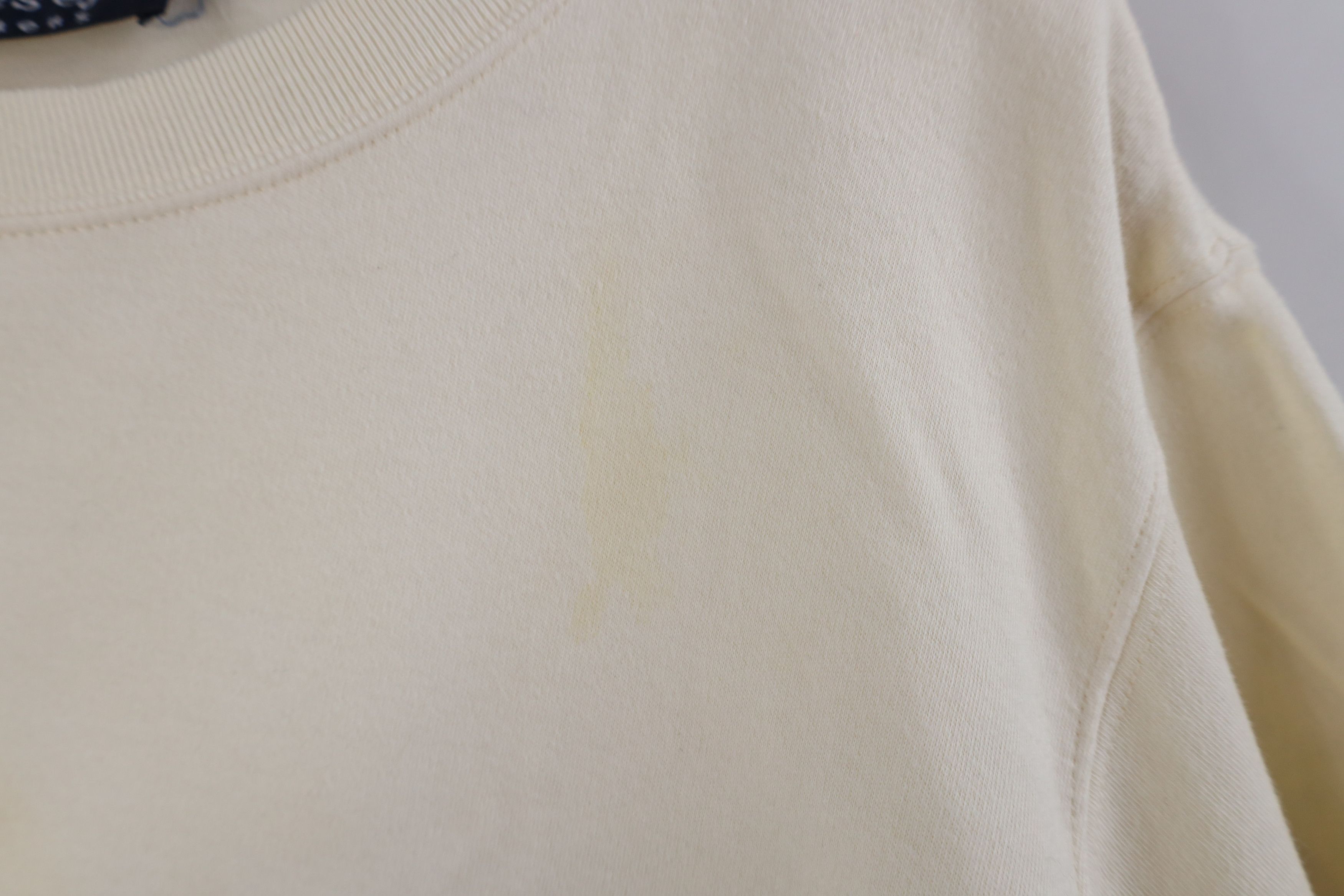 Vintage Vintage 90s Streetwear Cotton Short Sleeve T-Shirt Beige Size 3XL / US 20-22 - 5 Thumbnail