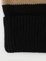 Burberry o1w1db10126 Size: XL / BB Logo Wool Knit Gloves Beige/Black Size ONE SIZE - 7 Thumbnail