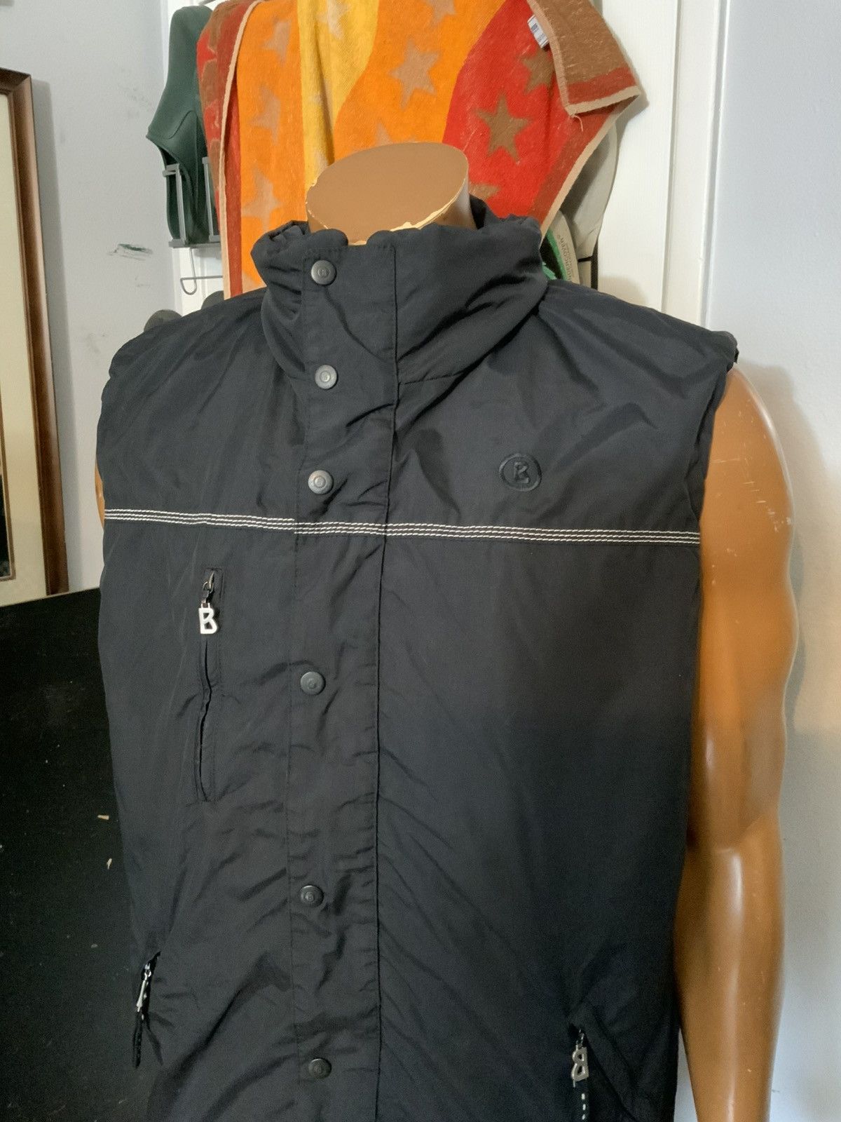 Bogner Bogner Black USA Made Puffer Ski Snowboard Zip Vest Jacket Size US L / EU 52-54 / 3 - 11 Thumbnail