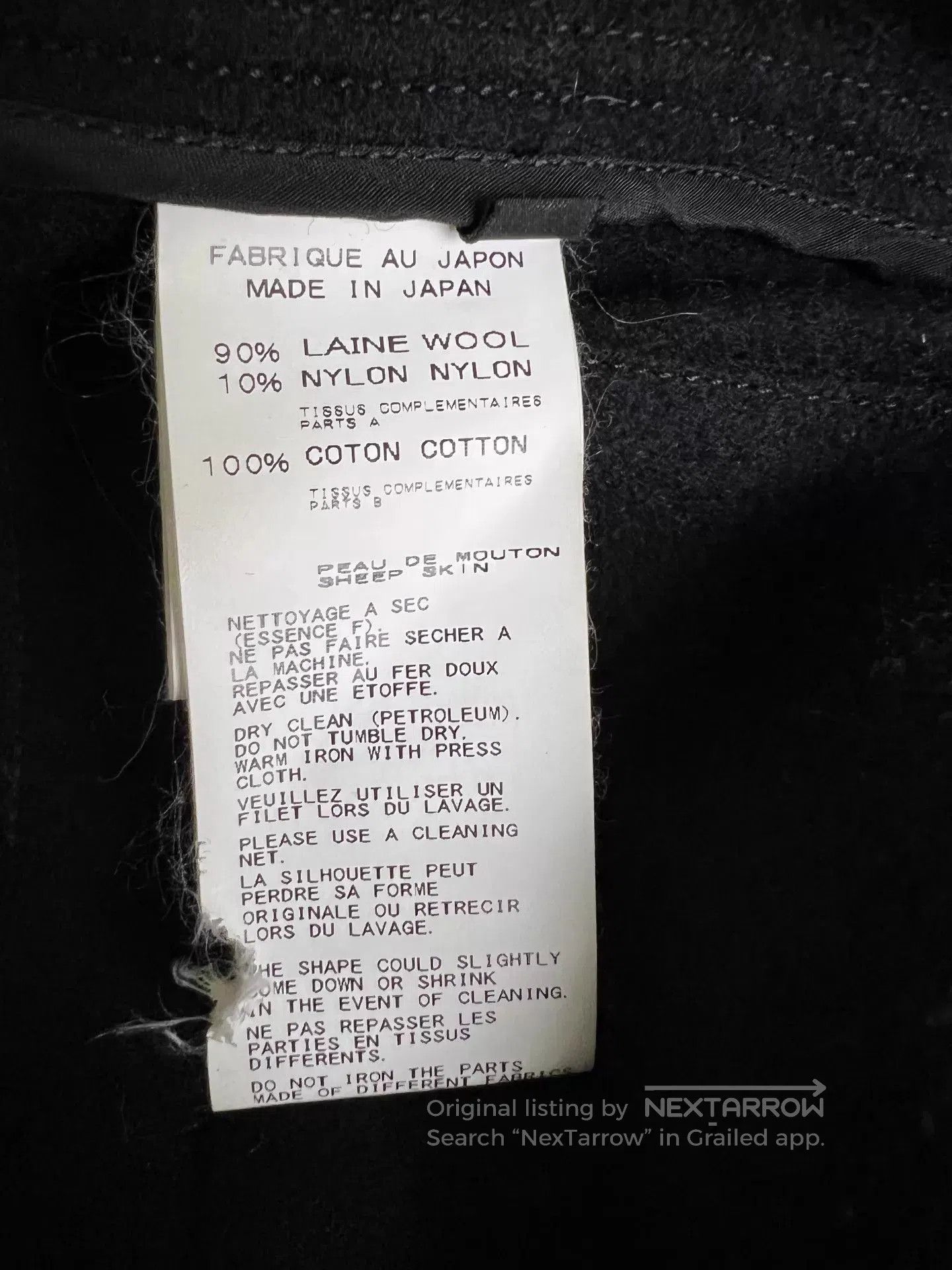 Yohji Yamamoto Black Hooded Long Coat with Button Closure. Size US M / EU 48-50 / 2 - 6 Thumbnail