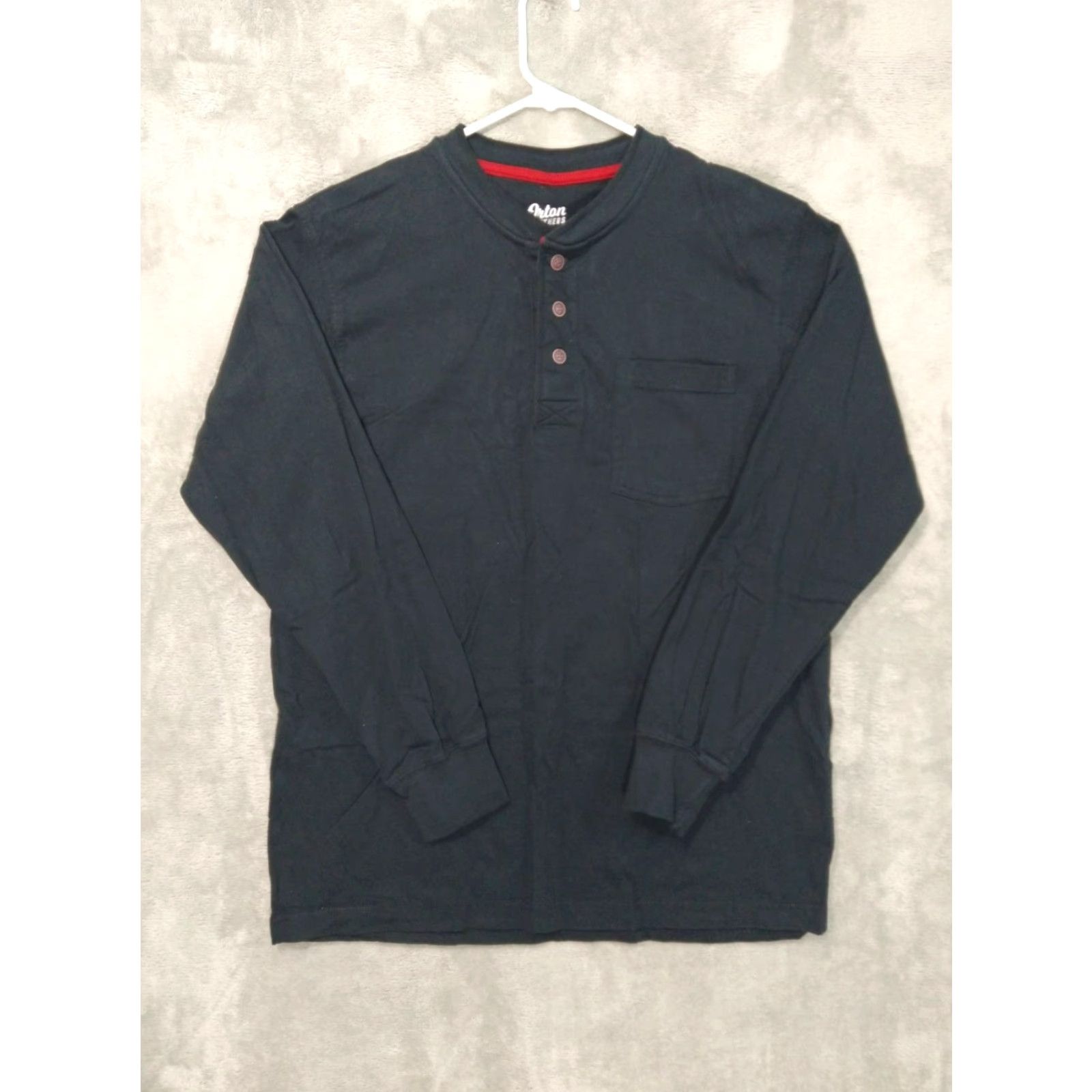 Vintage Orton Brothers Shirt Mens XL Black Henley Long Sleeve Cotton Outdoor Casual Size US XL / EU 56 / 4 - 2 Thumbnail