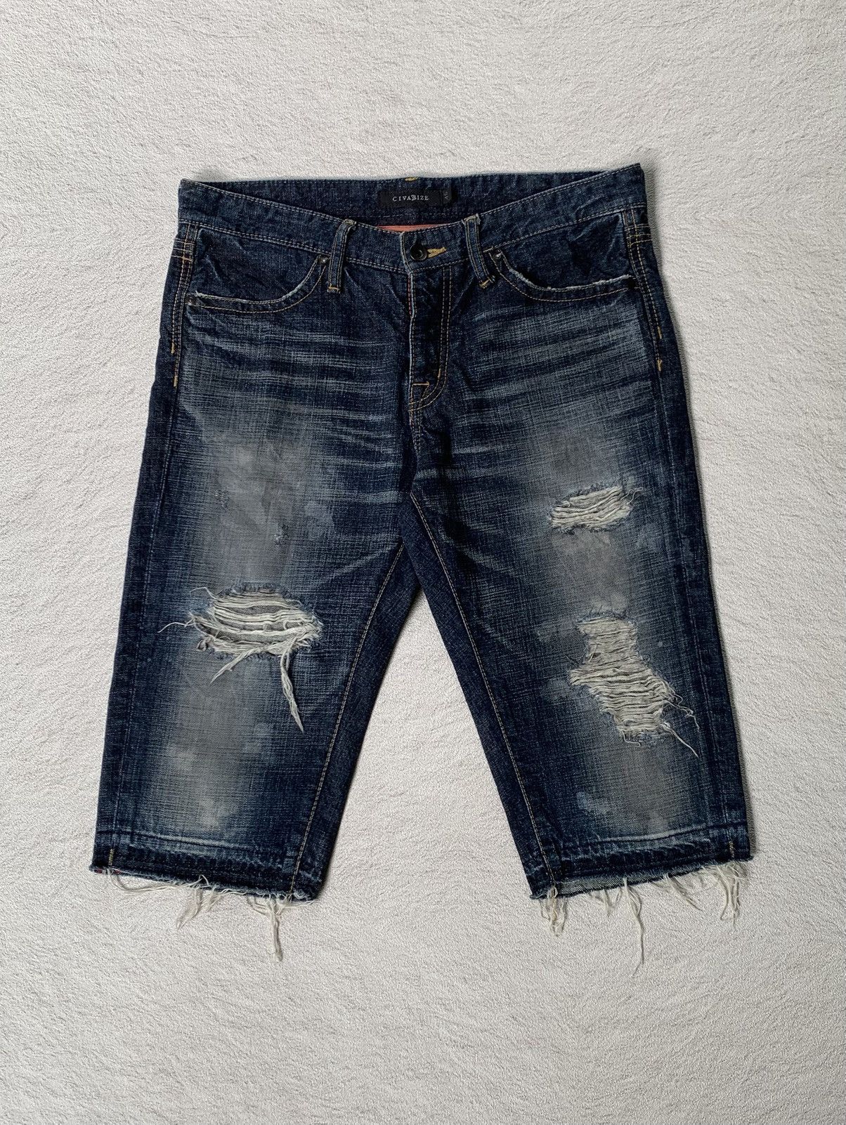 CIVARIZE Civarize Distressed Short Pants Size US 32 / EU 48 - 1 Thumbnail