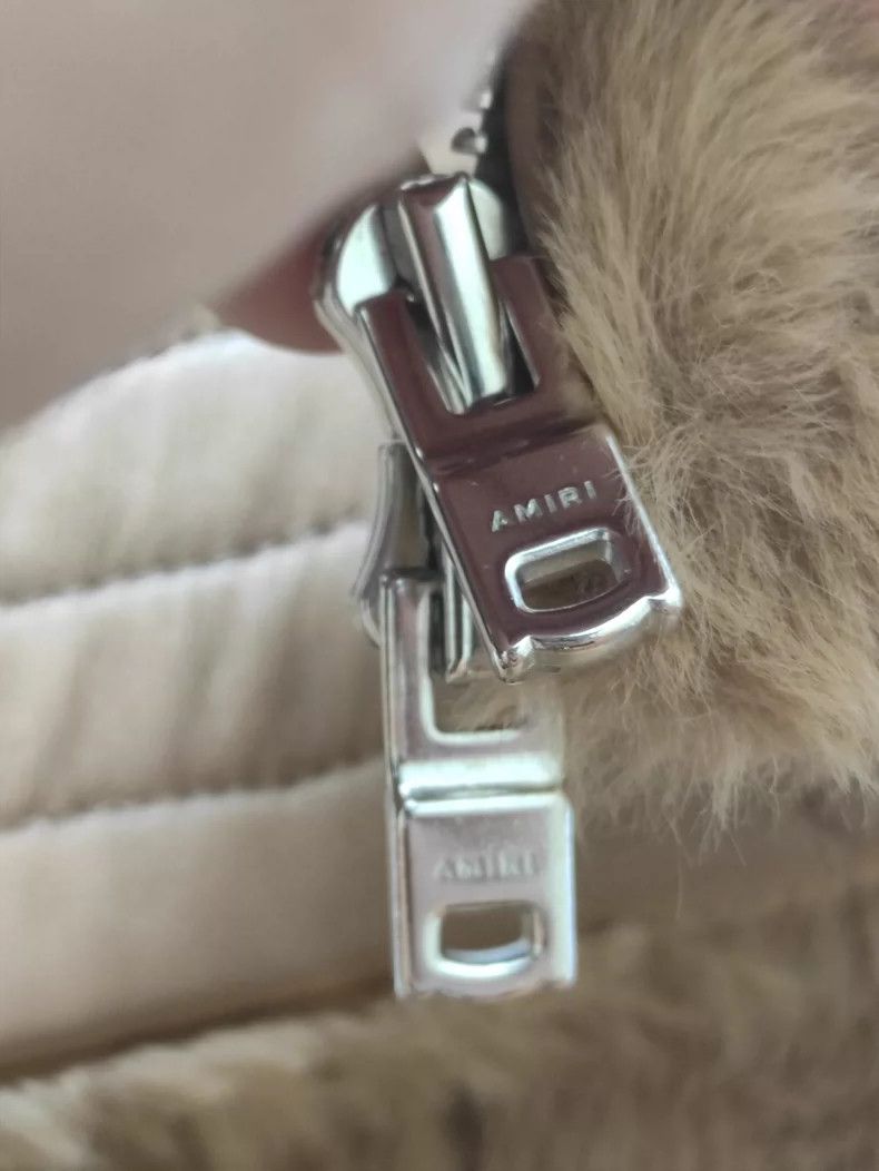Amiri Amiri Fur Brown Fleece Collar Jacket Size US M / EU 48-50 / 2 - 8 Thumbnail