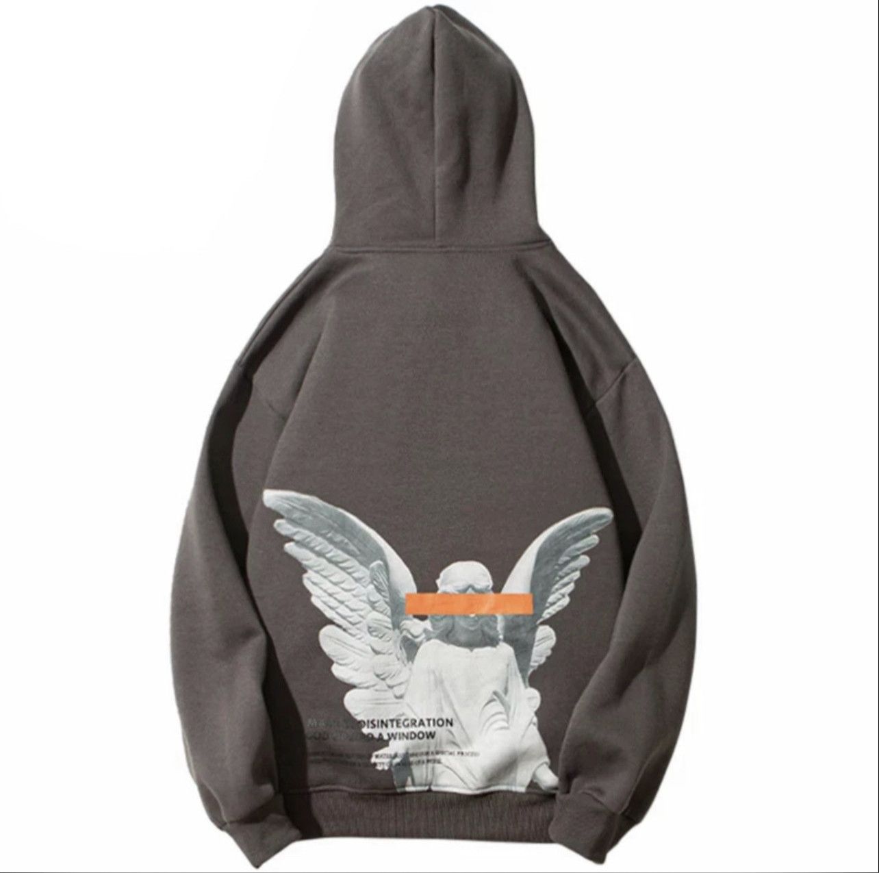 Japanese Brand Angels Grey Hoodie Sweatshirt Pullover Jersey Jumper Size US XL / EU 56 / 4 - 1 Thumbnail