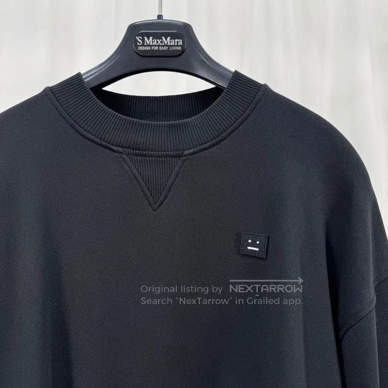 Acne Studios Acne Studios Embroidered Smile Sweatshirt. Size US XXS / EU 40 - 3 Thumbnail