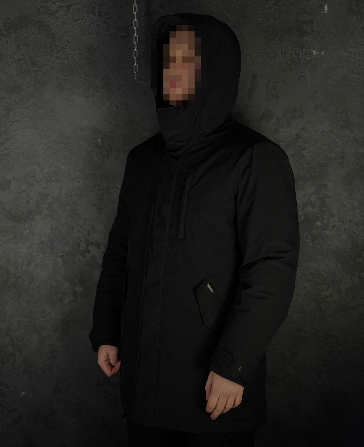 Woolrich Woolen Mills Woolrich Men’s Down Parka Black Hooded Jacket Size US L / EU 52-54 / 3 - 1 Thumbnail