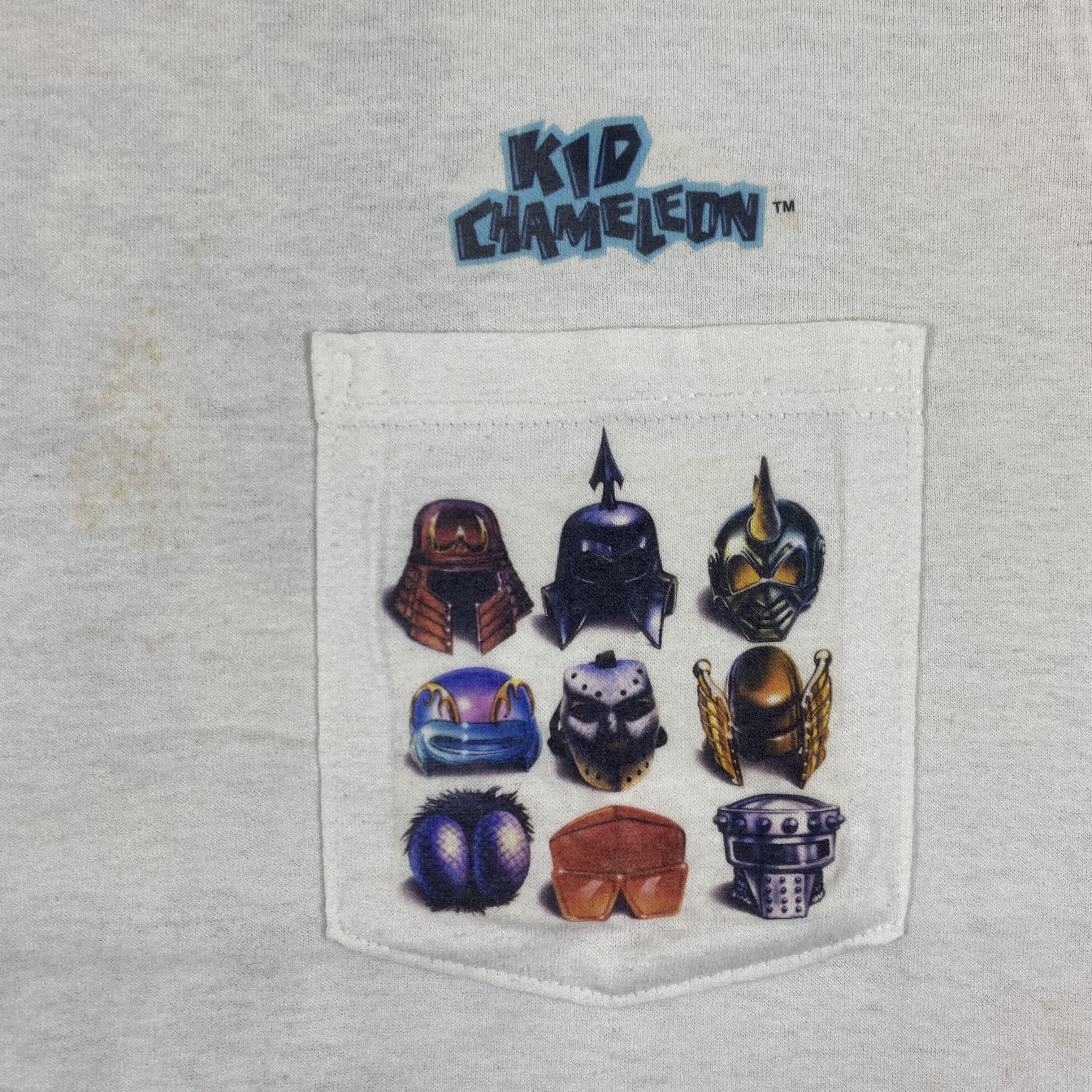 Japanese Brand Vintage Sega Kid Chameleon Single Pocket T-shirt -D111 Size US M / EU 48-50 / 2 - 5 Thumbnail