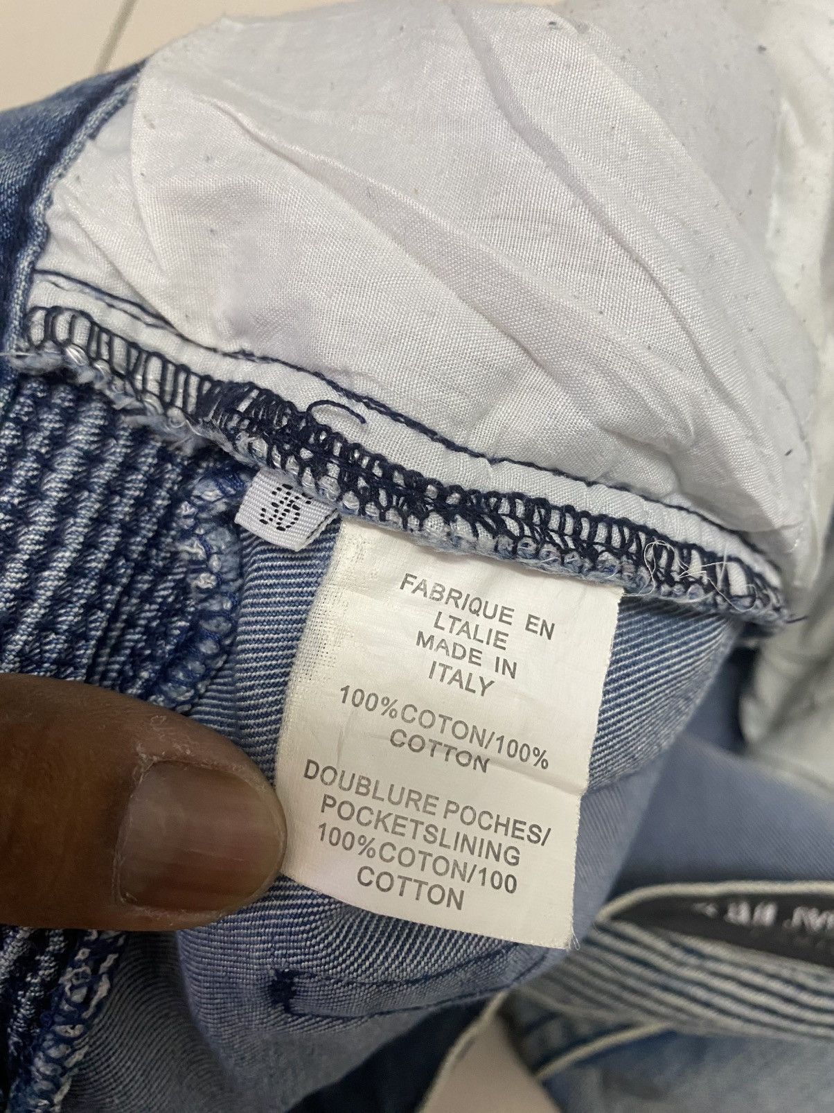 Balmain Men's Balmain Biker Denim Jeans . Hard To Find Style. Size US 39 - 6 Thumbnail