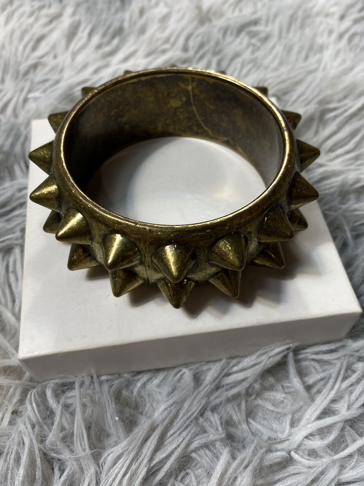 Jewelry Vintage Brass Spike Bangle | Japanese Brand Size ONE SIZE - 2 Thumbnail