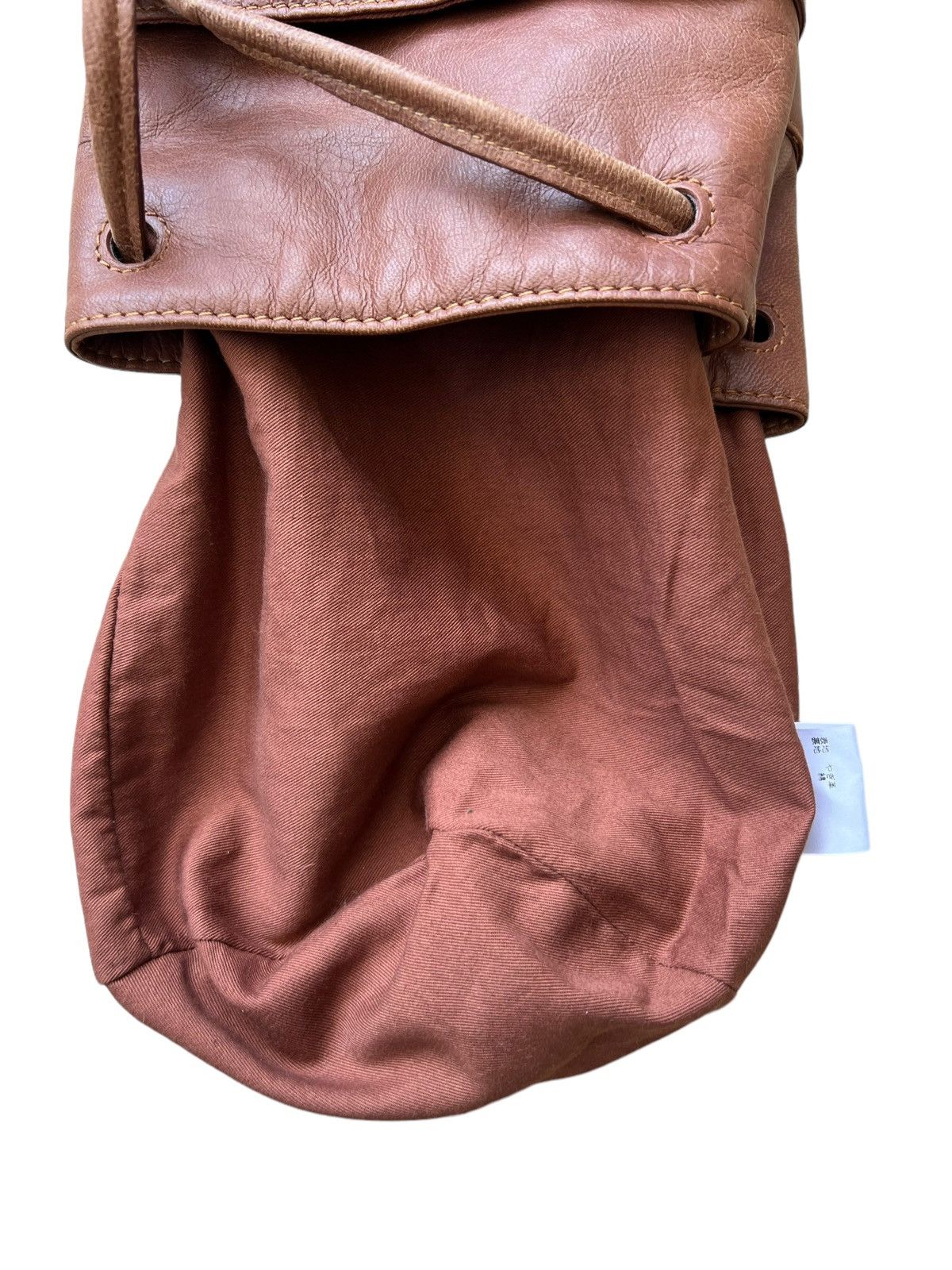 If Six Was Nine × Le Grande Bleu (L.G.B.) GOA Japan Patina Goat Goatskin Leather Bucket Bag Size ONE SIZE - 19 Thumbnail