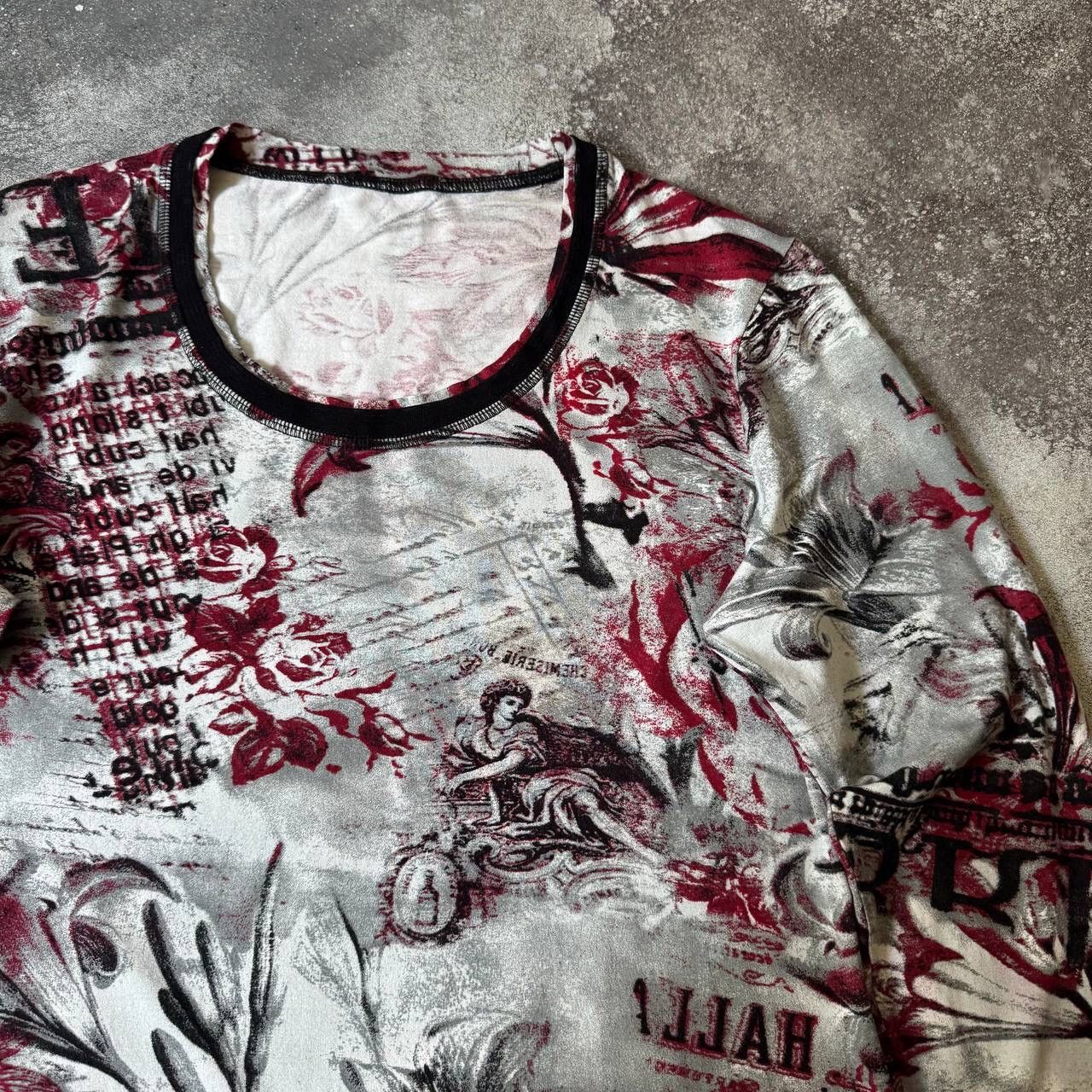 20471120 × Japanese Brand Jean Paul Gaultier Style Amazing Printed Long Sleeve Size M / US 6-8 / IT 42-44 - 5 Thumbnail