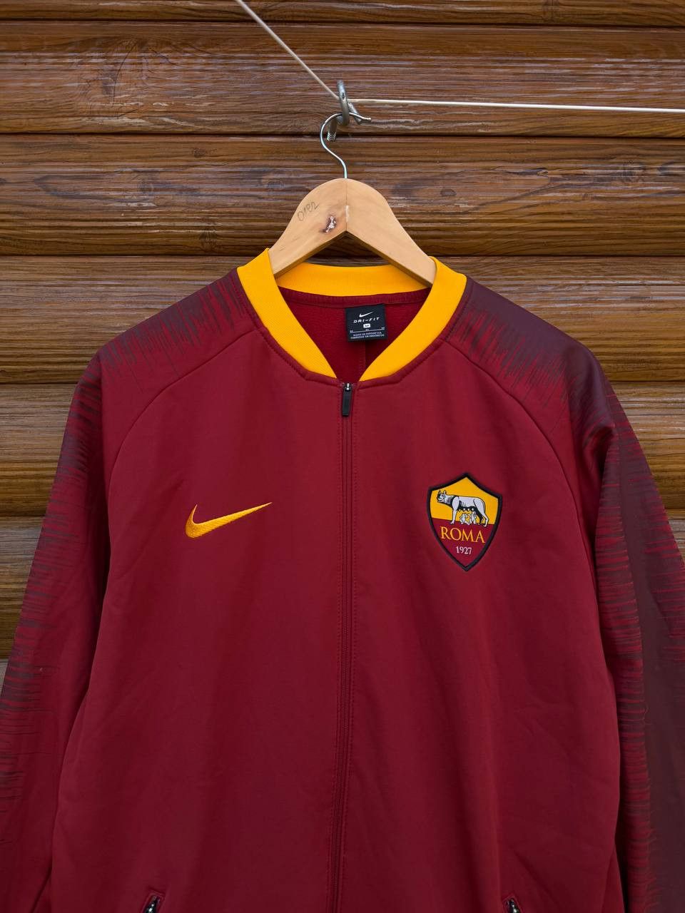 Nike AS Roma Nike Jacket Training Soccer Football size M Size US M / EU 48-50 / 2 - 2 Thumbnail