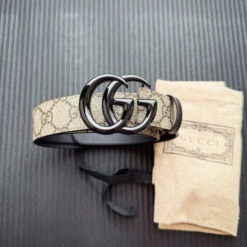 Gucci Gucci Size85 Full-printed small belt Size ONE SIZE - 1 Thumbnail