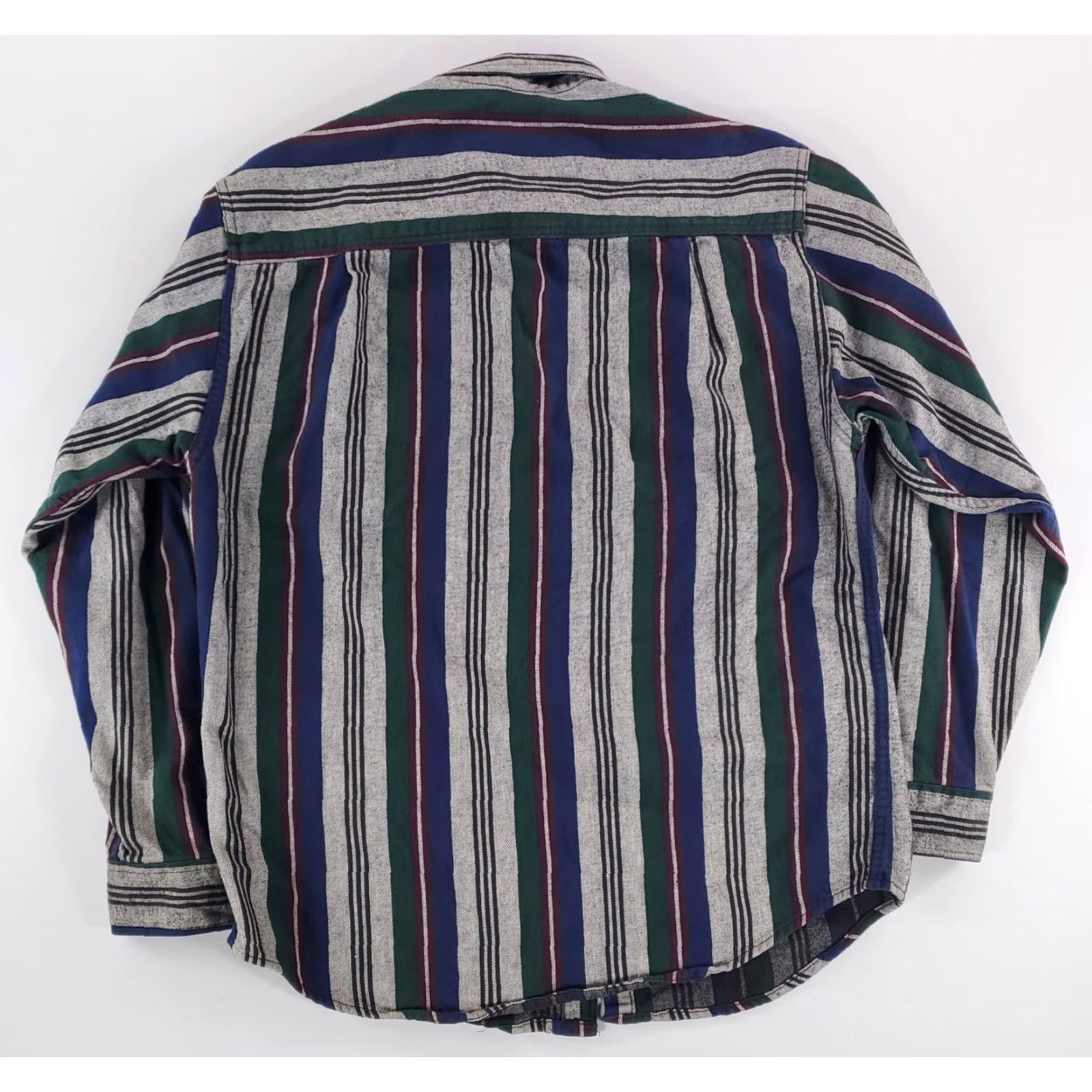 Eddie Bauer Eddie Bauer McKinley Flannel Button Up Shirt Serape Blanket Made USA Mens XLT Multicolor USA Button-Up Shirt Mens XLT Flannel Long Sleeve Size US XL / EU 56 / 4 - 4 Thumbnail