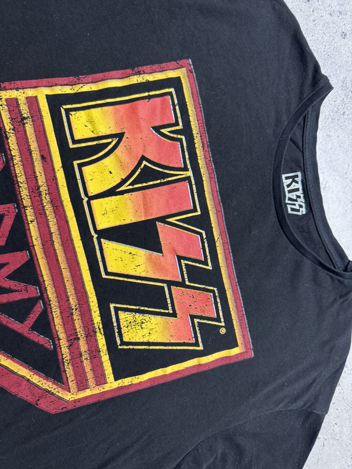 KISS Kiss Army Black Rock T-Shirt Big Logo Size US XXL / EU 58 / 5 - 4 Thumbnail