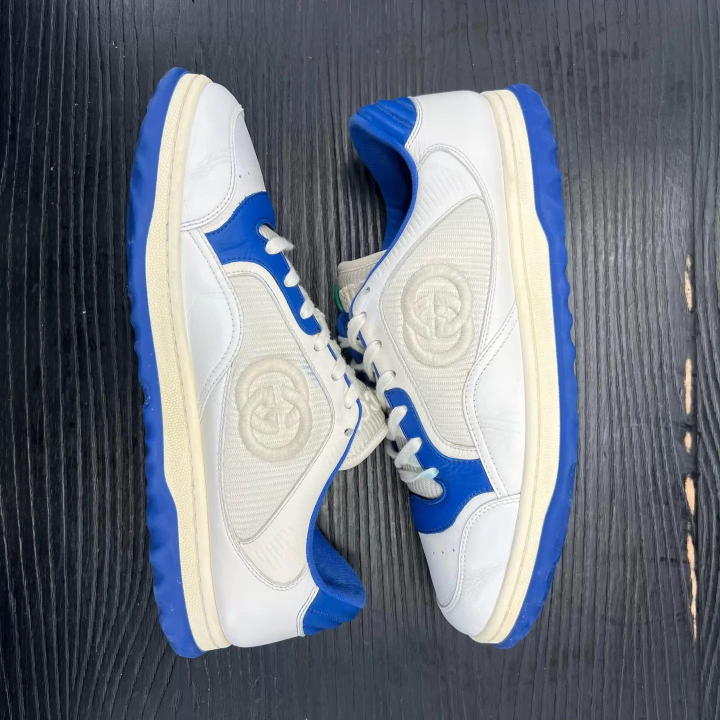 Gucci Gucci Mac80 White & Blue Size 9/43 Size US 10 / EU 43 - 2 Thumbnail