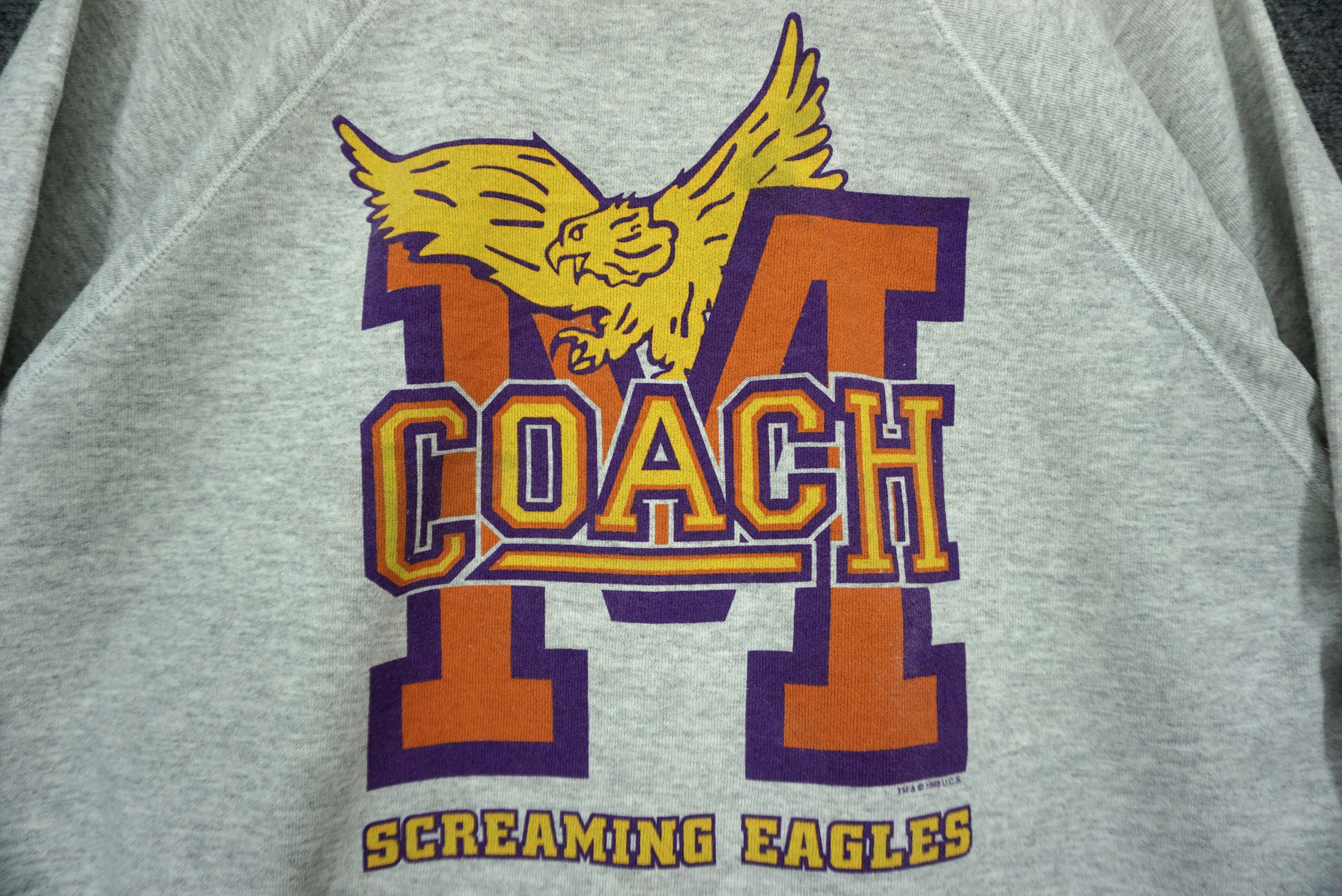NCAA Vintage Screaming Eagles 1993 Tultex Maximum Sweats Pullover Size US XL / EU 56 / 4 - 4 Thumbnail