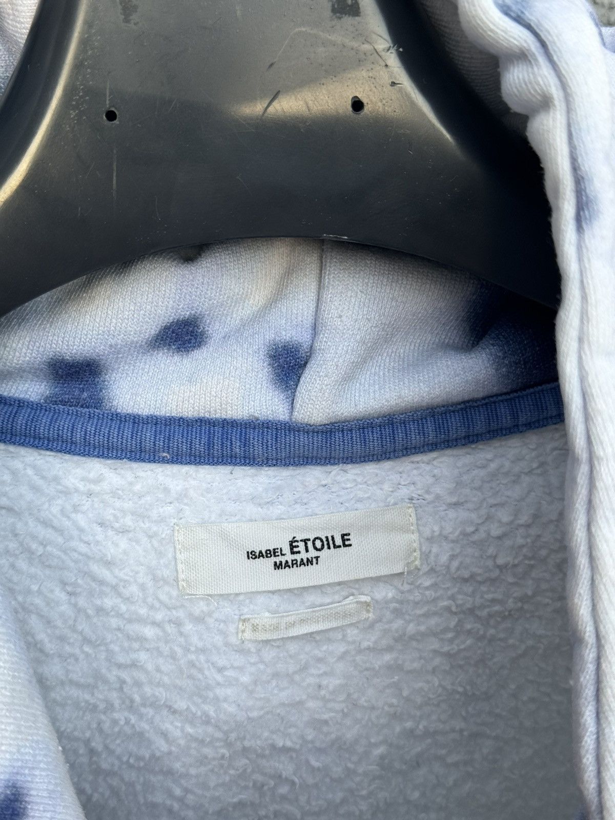 Isabel Marant × Isabel Marant Etoile Isabel Marant Etoile Big Logo Hoodie Sweatshirt Tie Die Size US M / EU 48-50 / 2 - 3 Thumbnail
