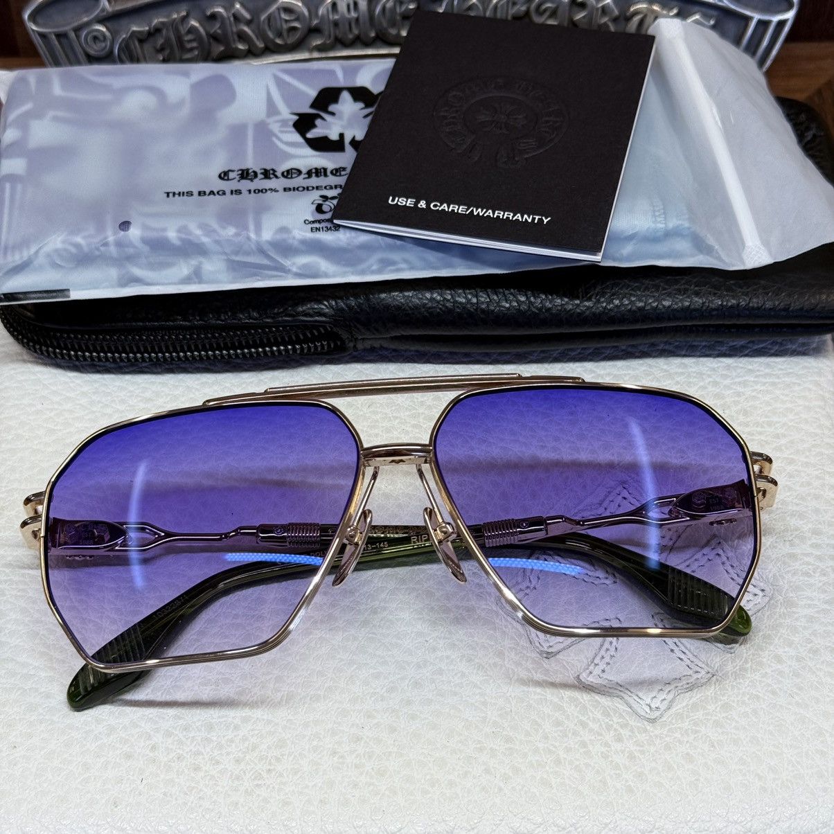 Chrome Hearts Chrome Hearts Ripping 1/1 Sunglasses Size ONE SIZE - 12 Thumbnail