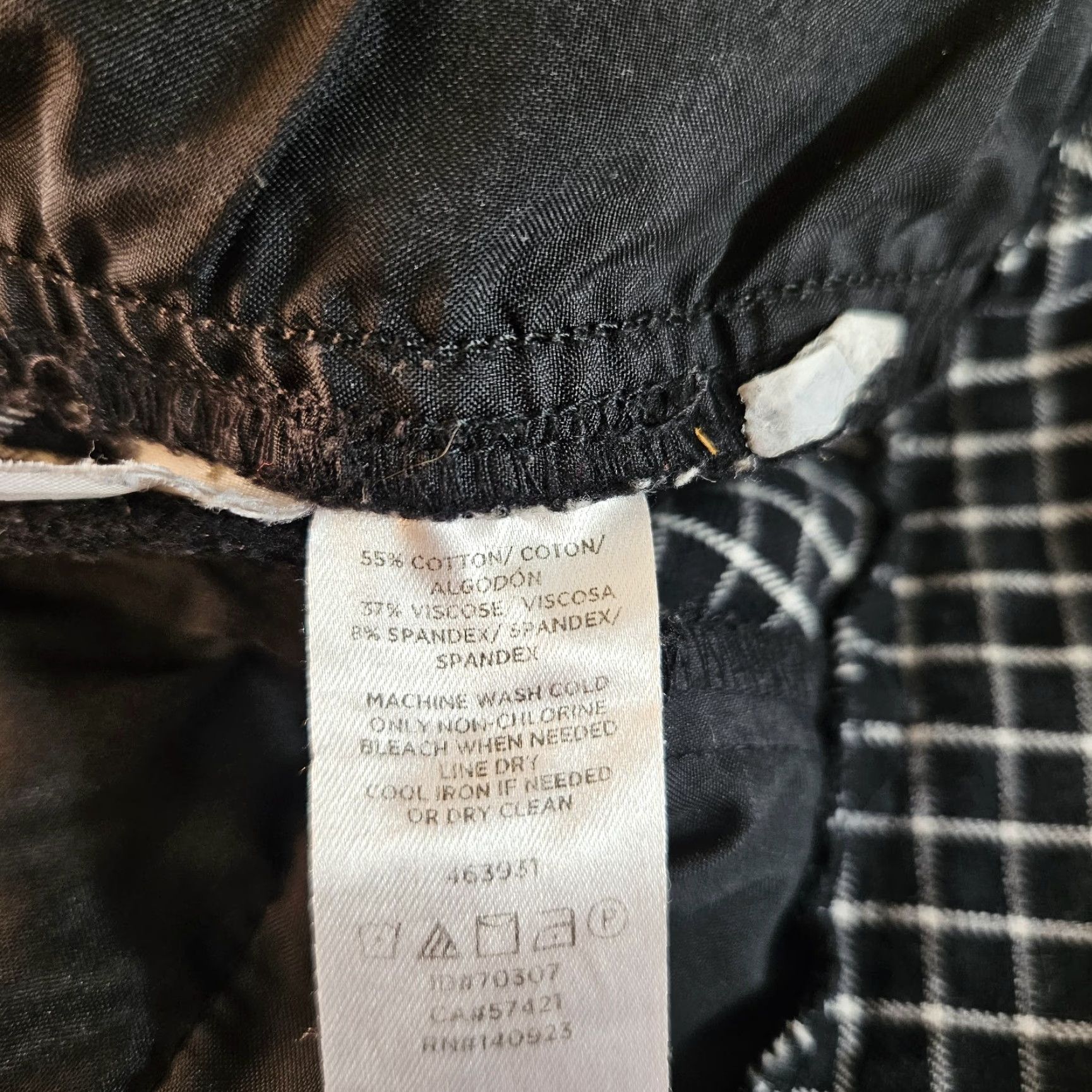 Loft Ann Taylor LOFT Womens Marisa Cropped Pants Sz 8 Black Mid Rise Size 30" / US 8 / IT 44 - 6 Thumbnail