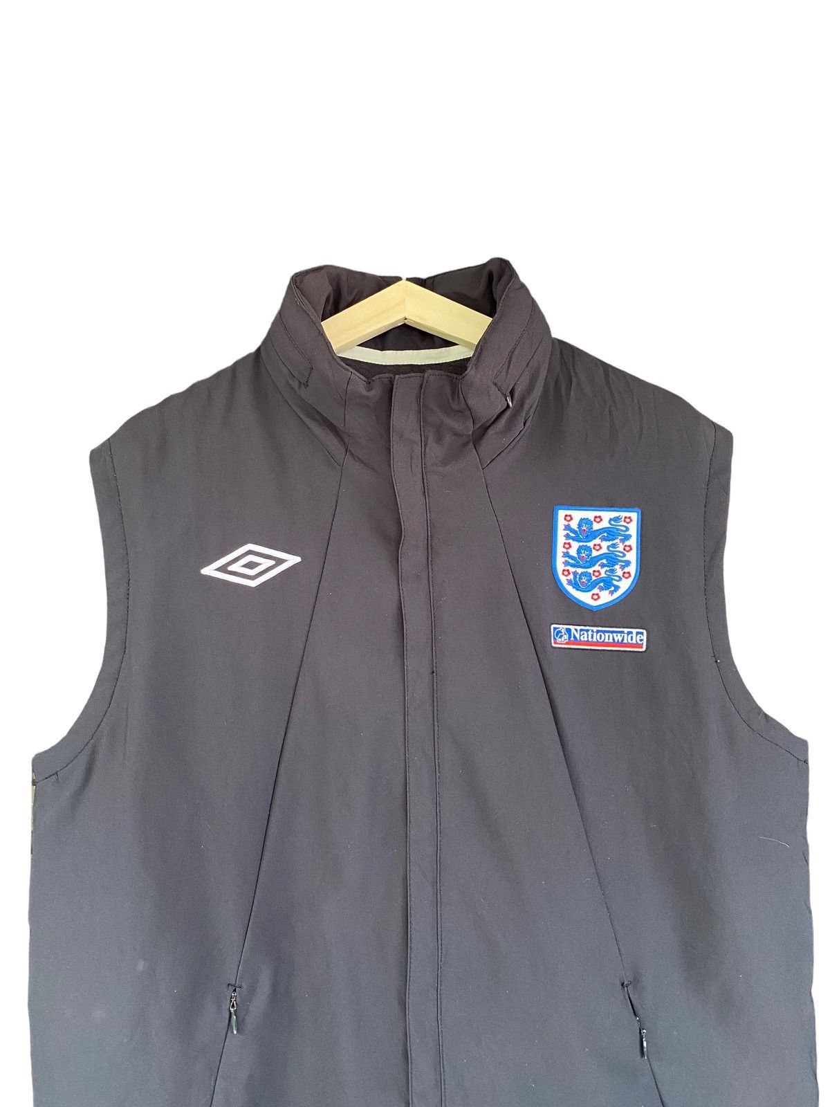 Umbro Umbro Sleeveless Hoodie Zipper Jacket (L) Size US L / EU 52-54 / 3 - 3 Thumbnail