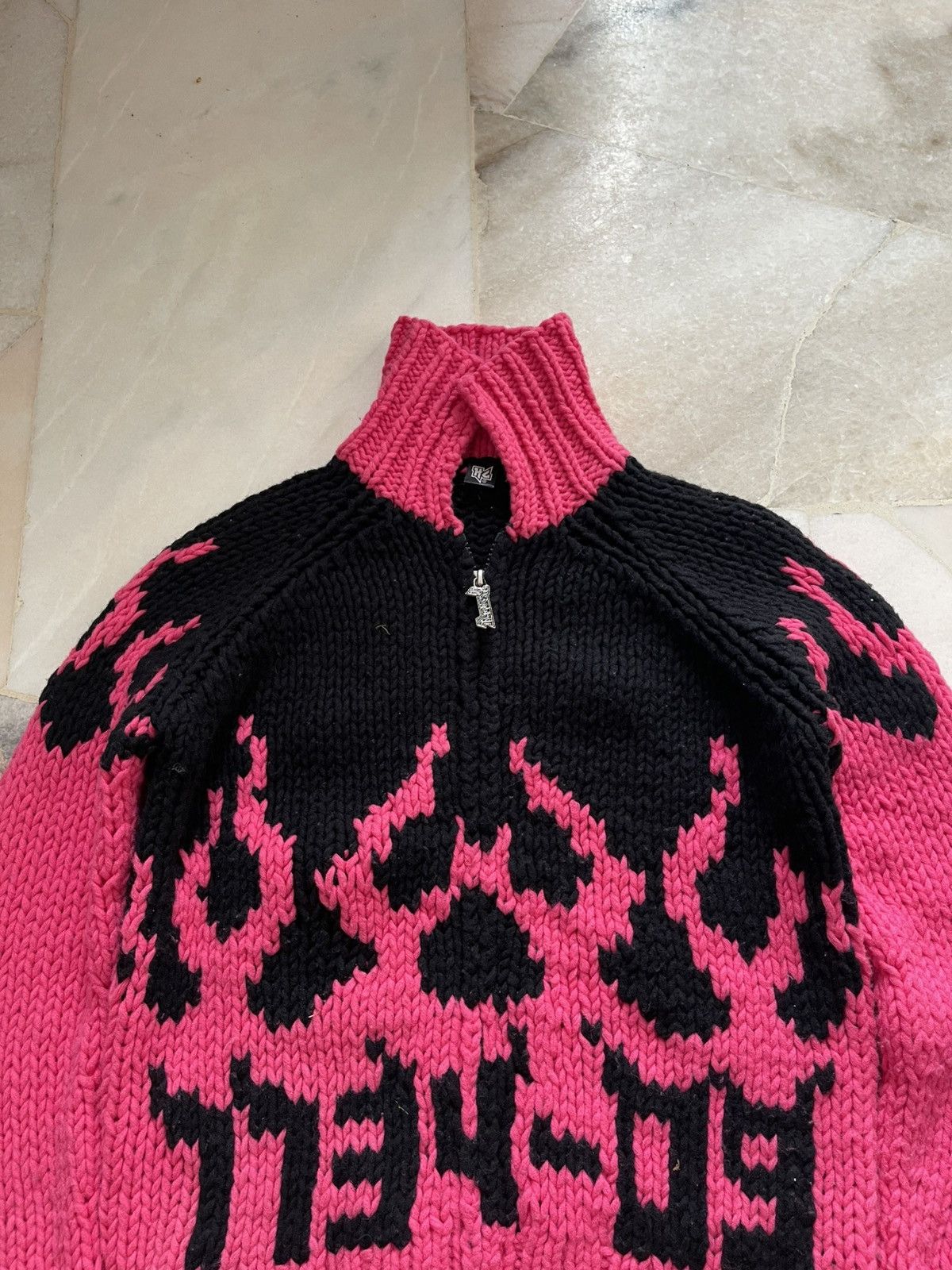 Hysteric Glamour Hysteric Glamour Flame 'Go Hell Hysteric' Knitwear Size US XS / EU 42 / 0 - 9 Thumbnail