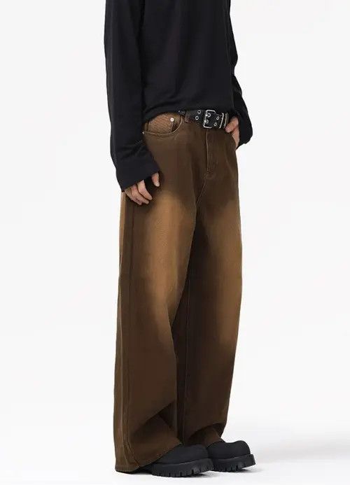 VIBE bootcut flared grunge washed jeans Size US 30 / EU 46 - 4 Thumbnail
