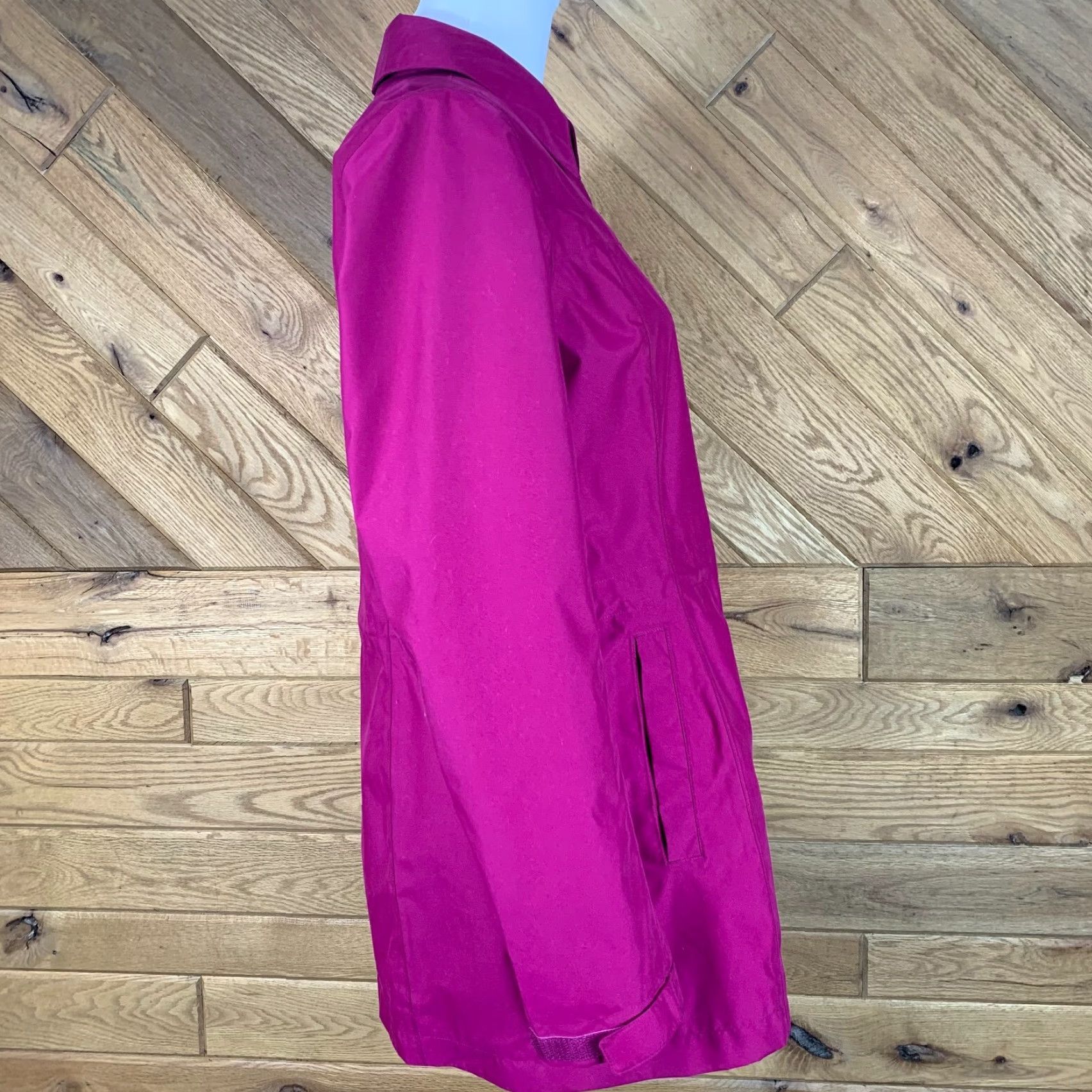 Pinko Lands Ends Womens Jacket Long Sleeve Pink Size S Full Zip Snap Closure Casual Regular Fit Mens Womens Girls? Size S / US 4 / IT 40 - 3 Thumbnail