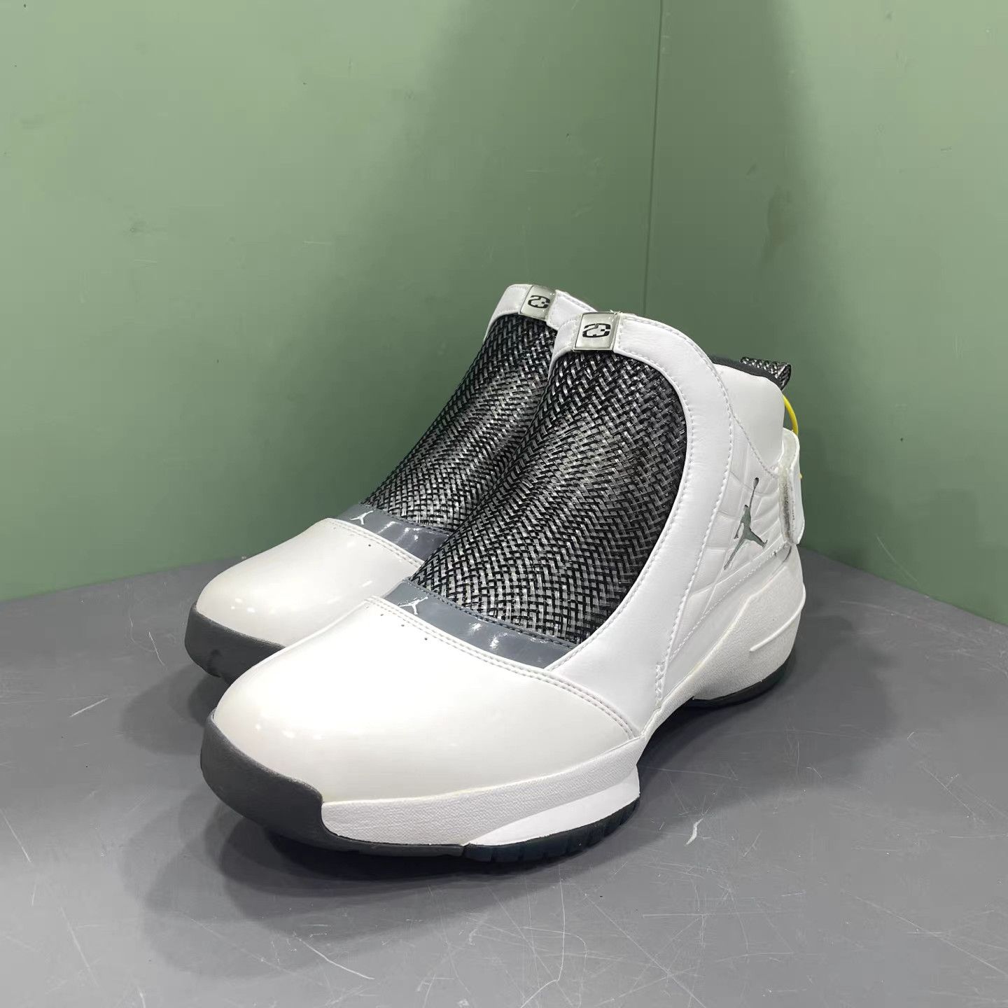 Jordan Brand Air Jordan 19 Melo White Grey K15 Size US 10 / EU 43 - 1 Thumbnail