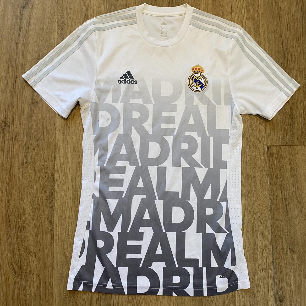 Adidas 2015-16 Real Madrid Adidas Trainning Football Shirt Size US S / EU 44-46 / 1 - 1 Thumbnail