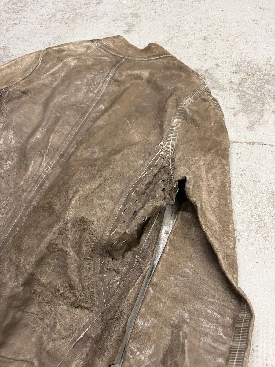 Isaac Sellam Experience FW2025 Isaac Sellam Anatomique Crasse Pouille Grey Leather Jacket Size US M / EU 48-50 / 2 - 8 Thumbnail