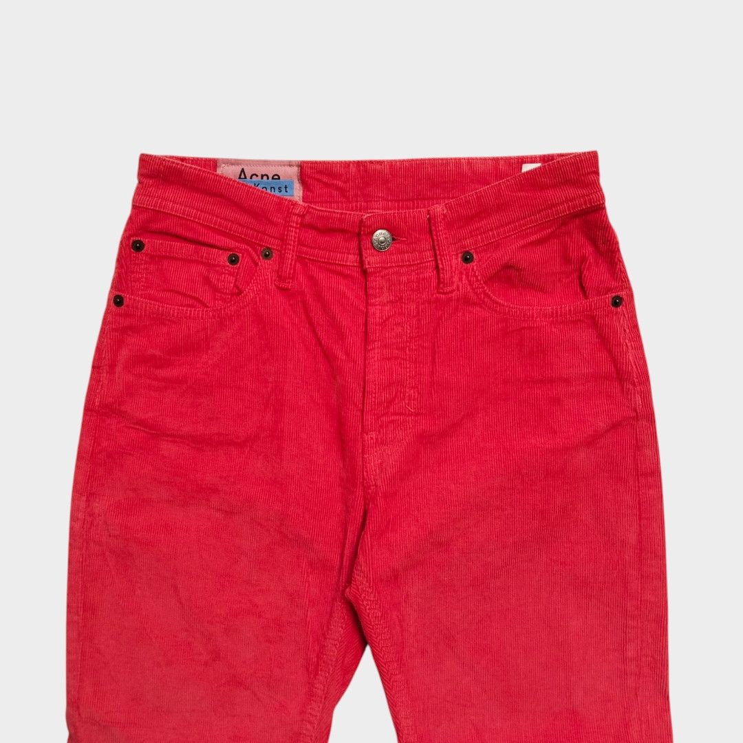 Acne Studios × Designer Acne Studios Bla konst melk conduroy red pant Size 27" / US 4 / IT 40 - 3 Thumbnail