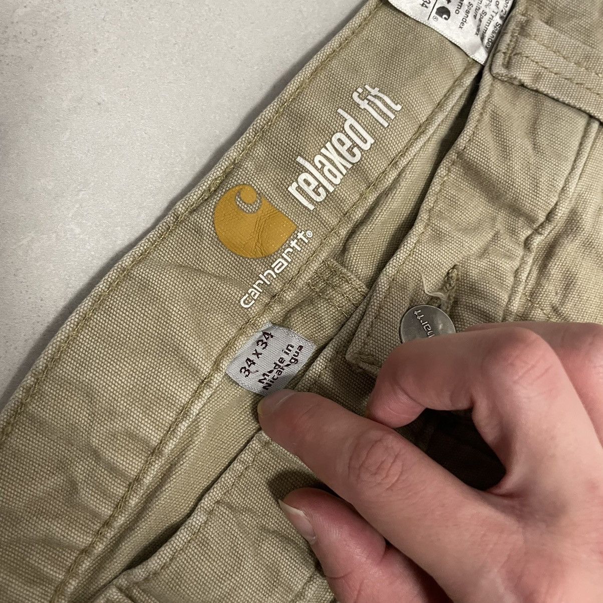 Carhartt × Vintage Carhartt Vintage Pants Size US 34 / EU 50 - 4 Thumbnail