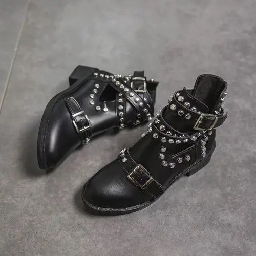 Japanese Brand Kimaya x Jyoge Stylish Women Boots Studded Size US 6.5 / EU 39-40 - 6 Thumbnail
