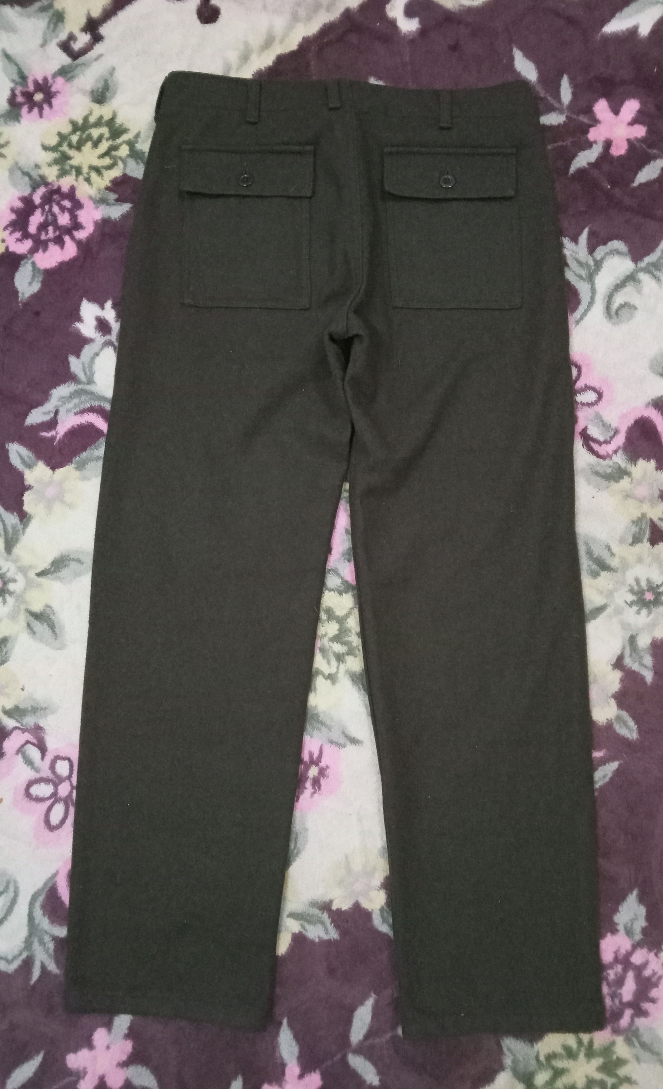 Japanese Brand × United Arrows United Arrow Green Label Relaxing Wool & Nylon Baker Pants Size US 34 / EU 50 - 2 Thumbnail