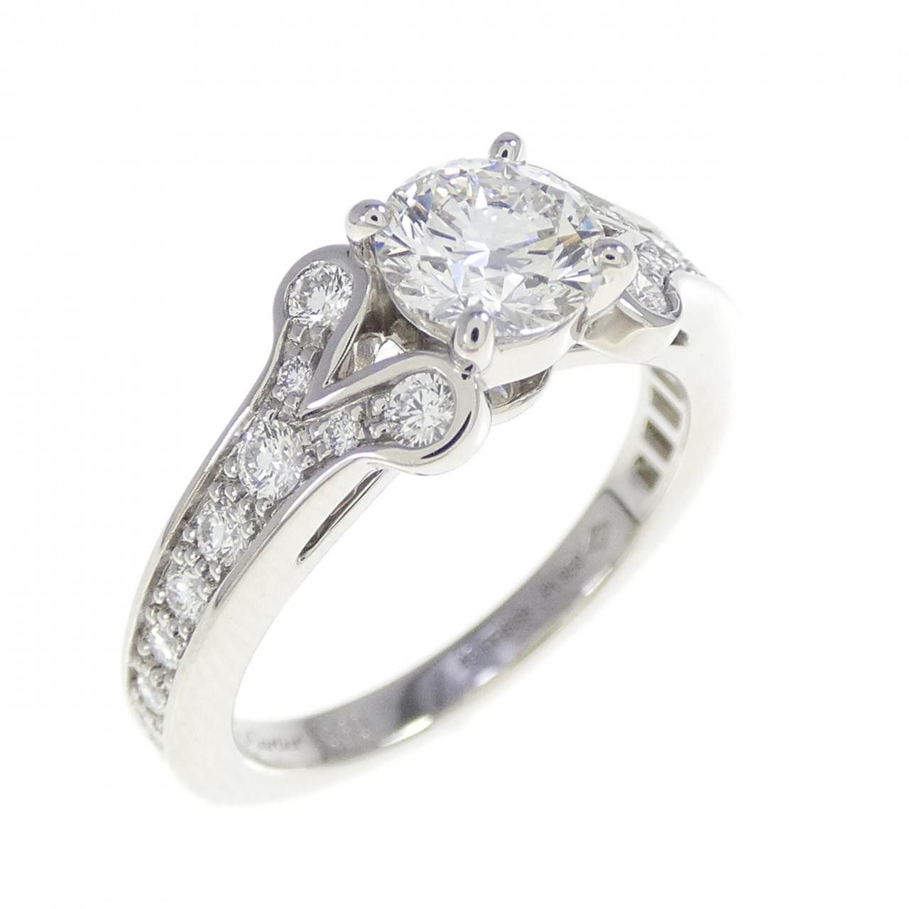 Cartier Cartier Cartier Ballerina Platinum Ring Size 9 Precious Metal Ring DUTY FREE for USA Size ONE SIZE - 1 Thumbnail