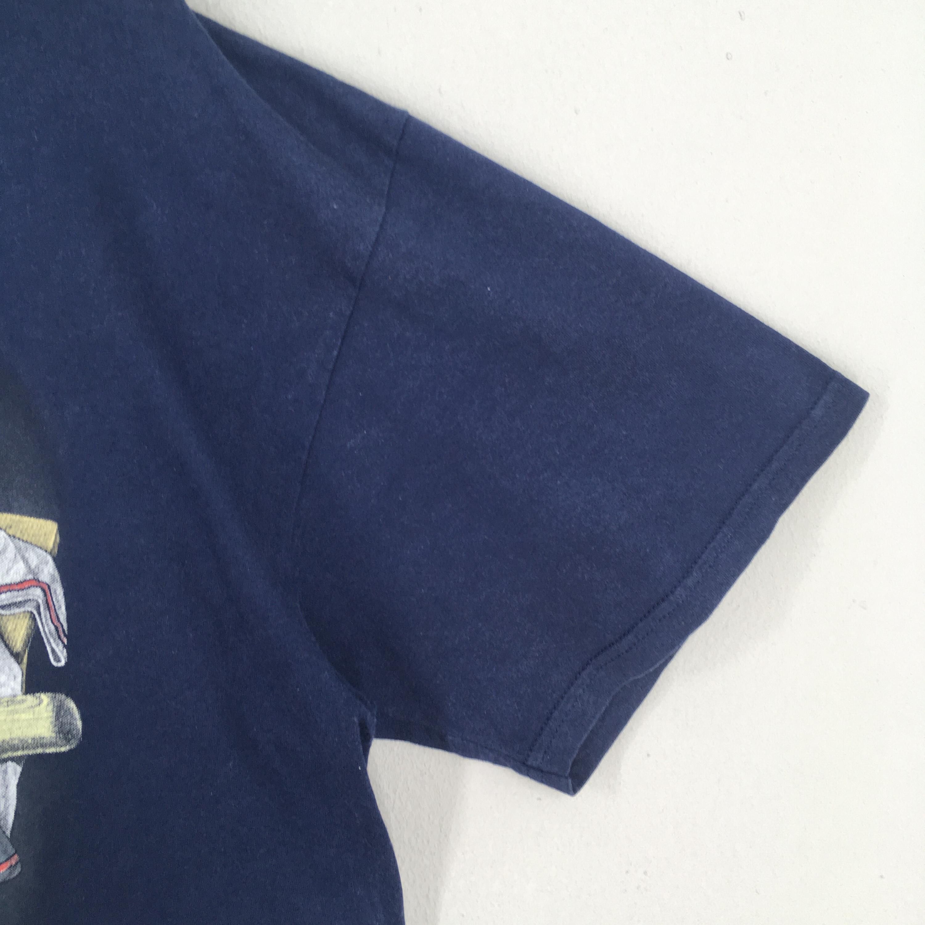 MLB × Vintage Vintage 90s Atlanta Braves MLB Blue Tshirt XLarge Size US XL / EU 56 / 4 - 4 Thumbnail