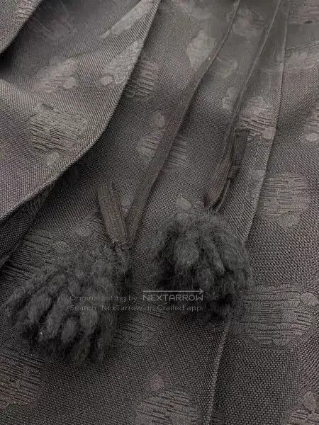 Comme des Garcons Comme Des Garcons size F Black Retro Patterned Pleated Des Size 25" / US 0 / IT 36 - 6 Thumbnail