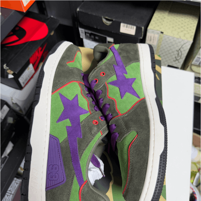Bape Casual high top sports shoes Size US 13 / EU 46 - 2 Thumbnail