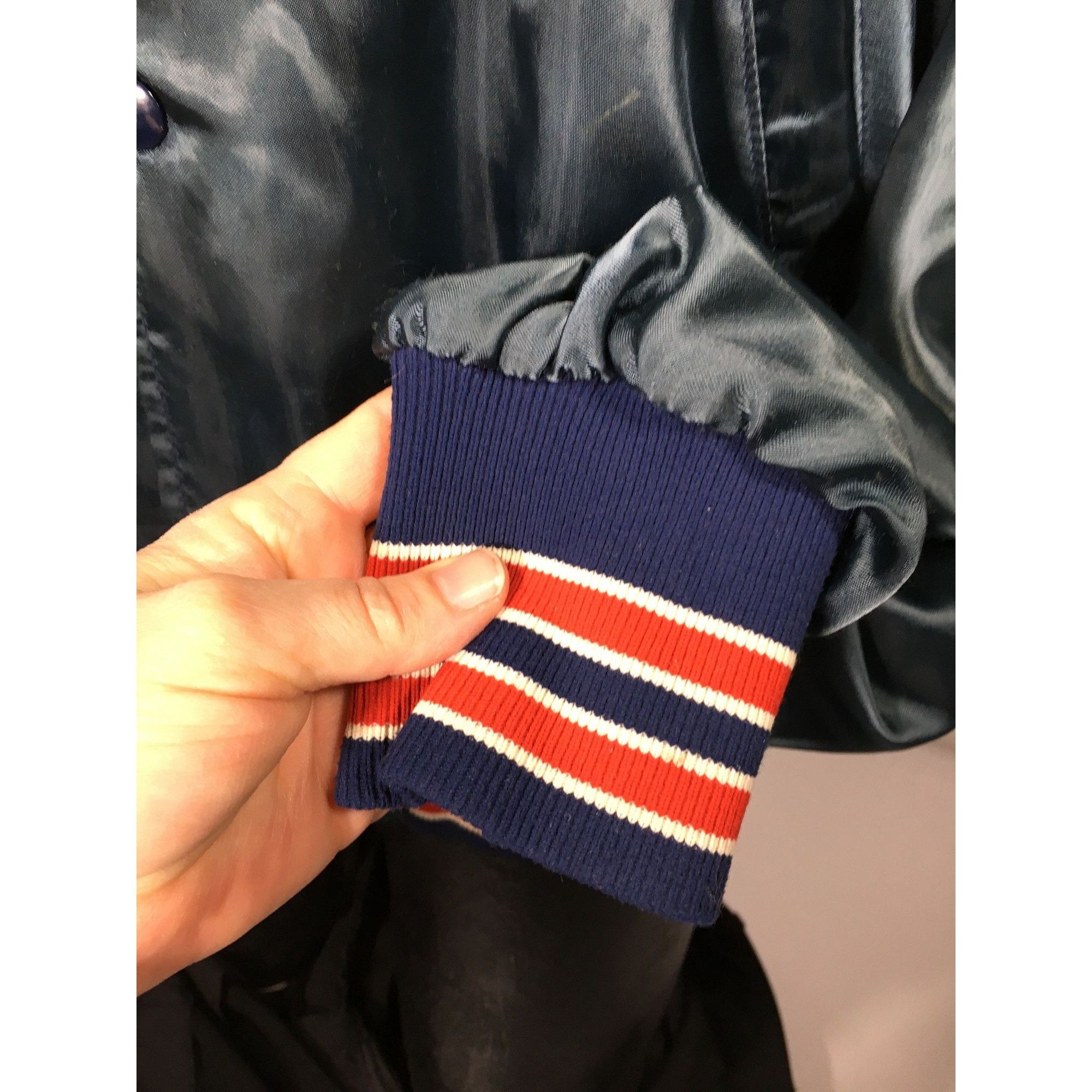 Other Vtg Blue Nylon Windbreaker Collinsville CBSL Baseball Jacket Size US XL / EU 56 / 4 - 9 Thumbnail