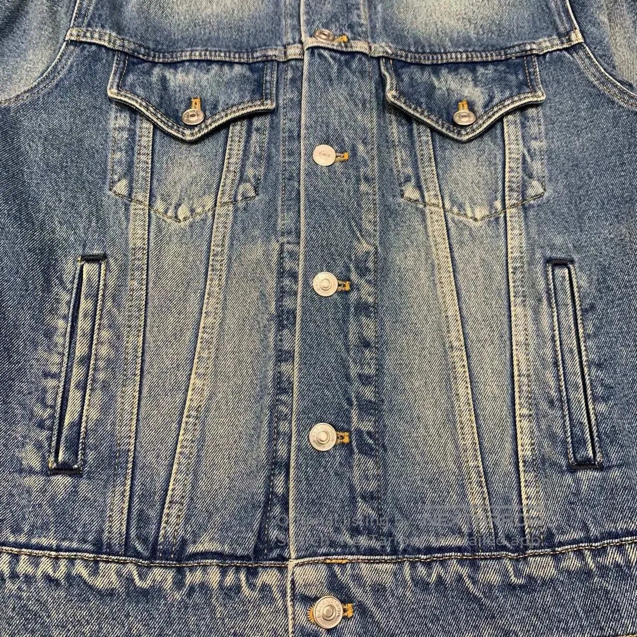 Balenciaga balenciaga embroidered denim jacket size 46. Size US L / EU 52-54 / 3 - 8 Thumbnail