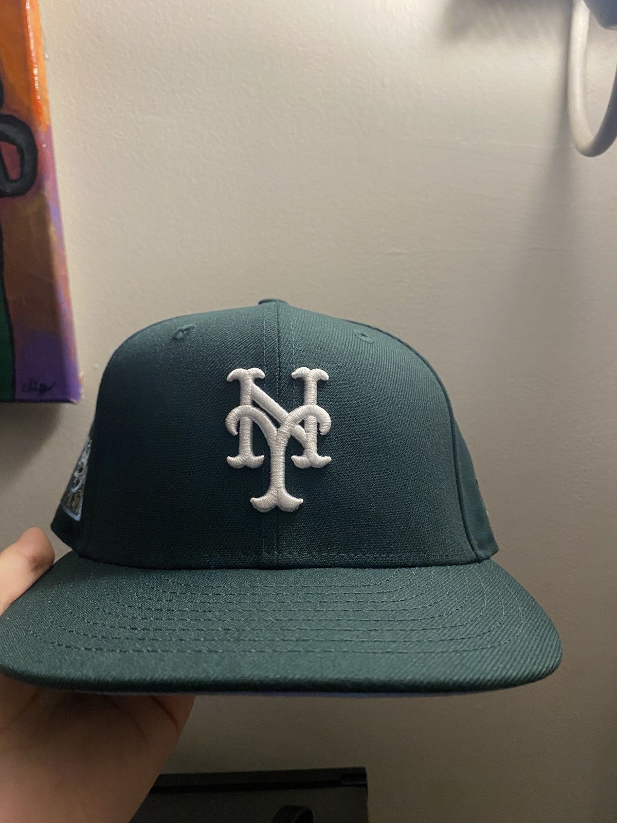 Hat Club New York Mets Fitted Hat Size 7 1/8 Size ONE SIZE - 1 Thumbnail