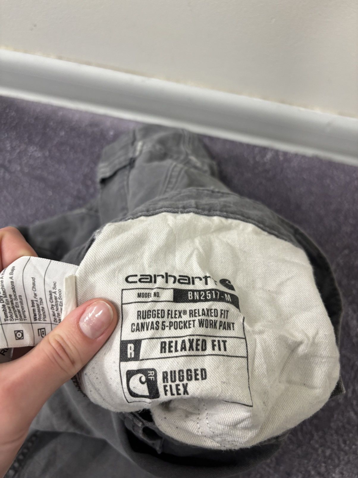 Carhartt Vintage Carhartt Rugged Flex Relaxed Fit Canvas Work Pants Size US 36 / EU 52 - 14 Thumbnail