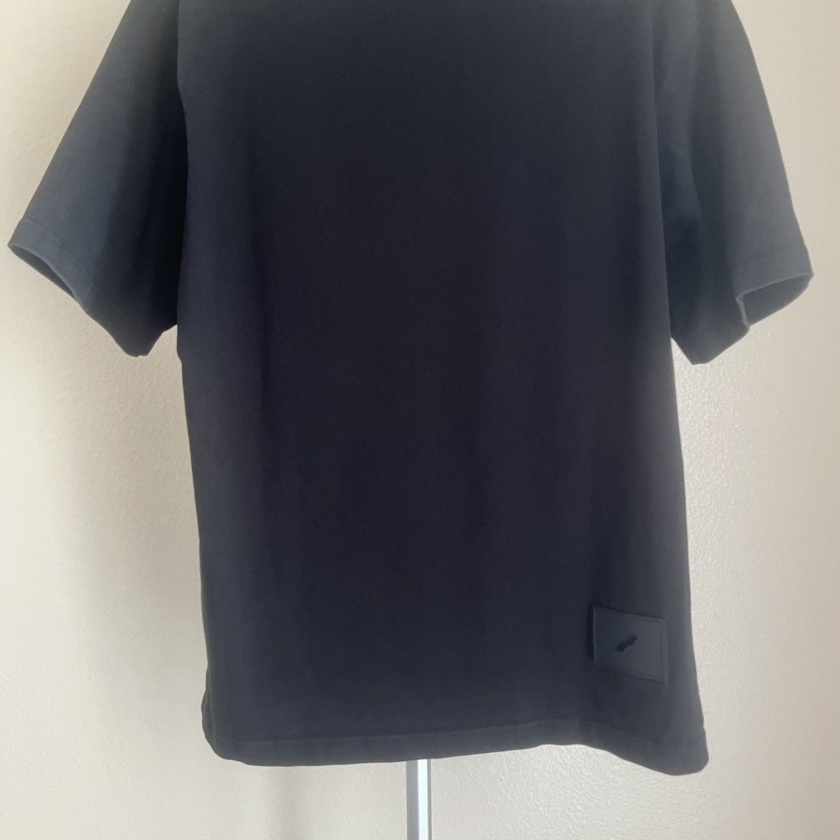 WE11DONE WE11DONE Black High Neck Logo 1/2 T-Shirt Size S Size US S / EU 44-46 / 1 - 7 Thumbnail