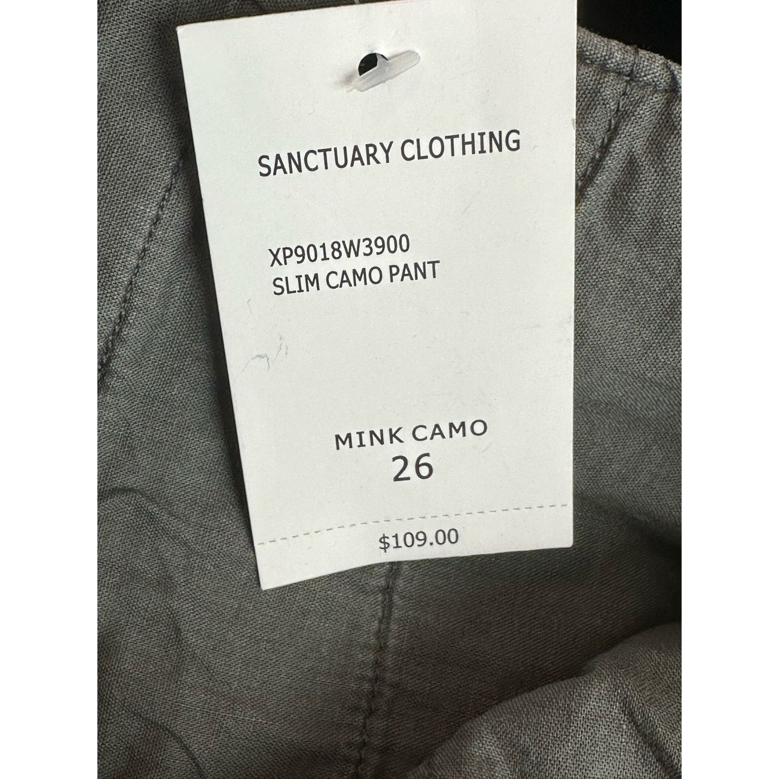 Sanctuary Sanctuary green slim camo jeans size 26 Size 30" / US 8 / IT 44 - 4 Thumbnail