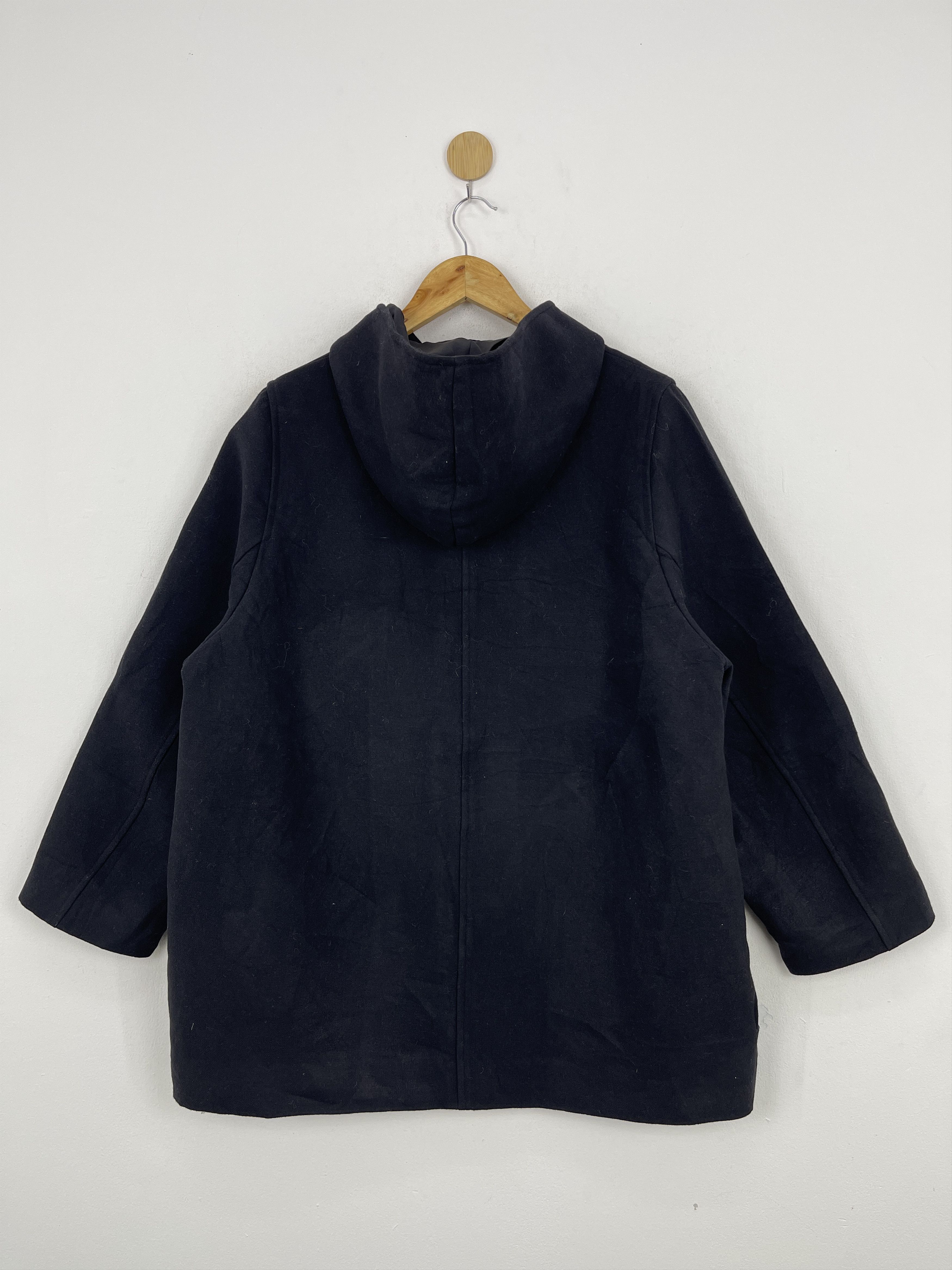 Japanese Brand Vintage Uniqlo Button Up Black Hooded Jacket JA0092 Size US L / EU 52-54 / 3 - 2 Thumbnail