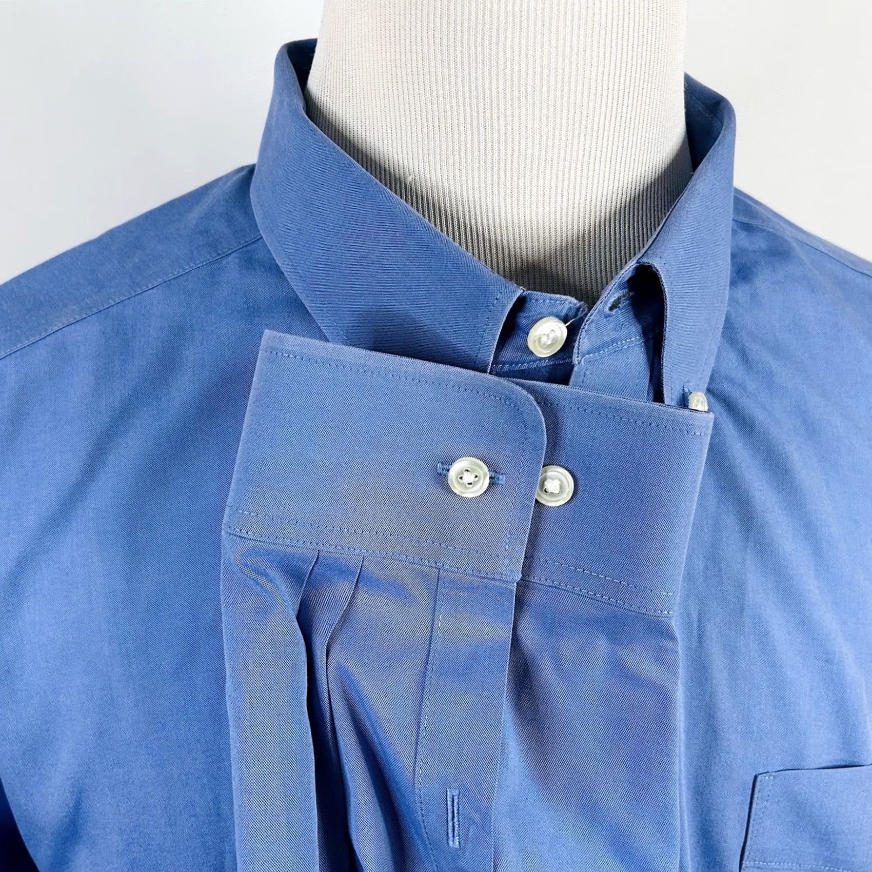 Eddie Bauer Eddie Bauer 3XL Wrinkle Free Relaxed Fit Shirt Blue 100% Cotton Button Down Size US XXL / EU 58 / 5 - 4 Thumbnail