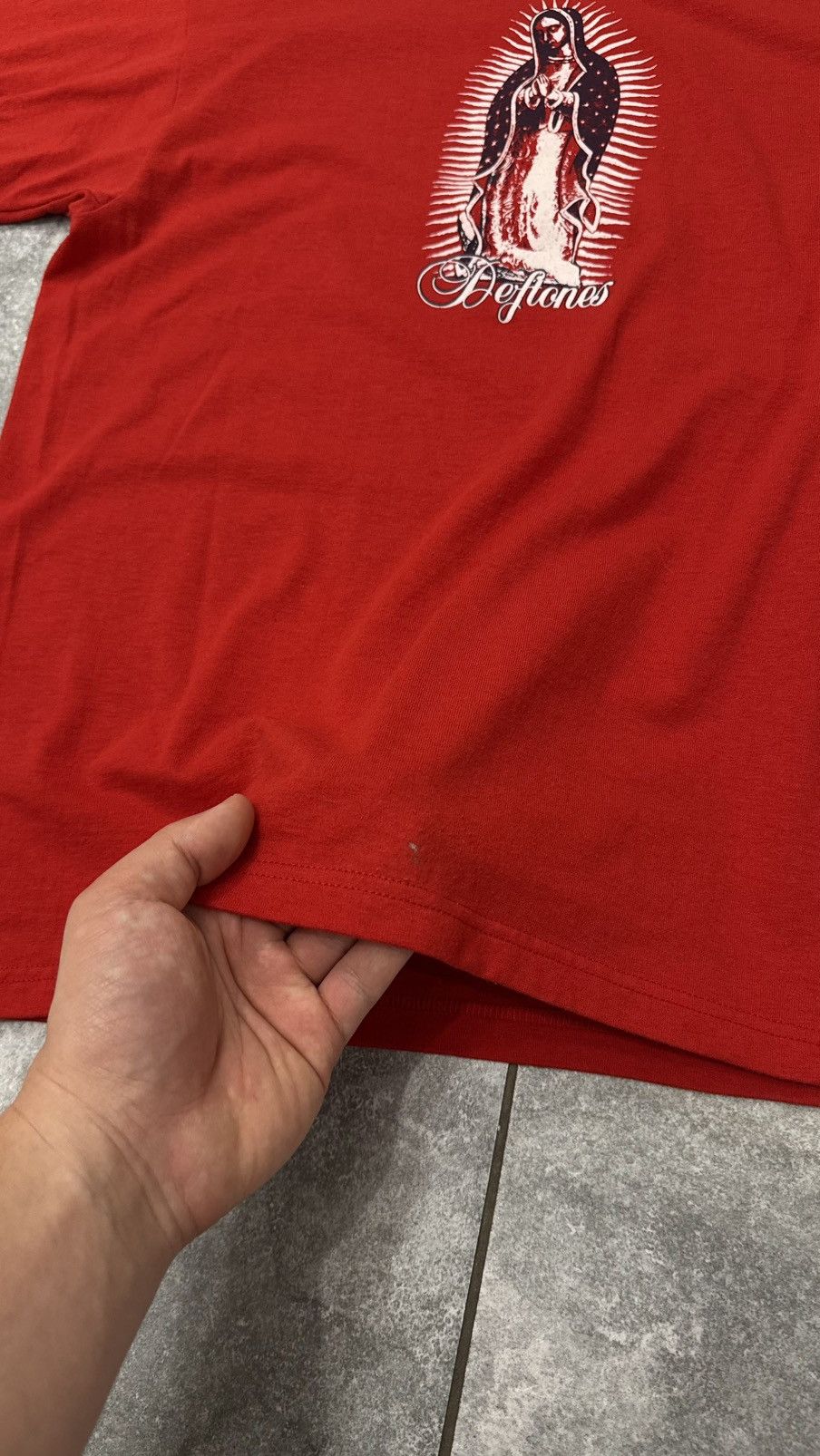 Band Tees Deftones Virgin Mary 2000s Size US L / EU 52-54 / 3 - 3 Thumbnail